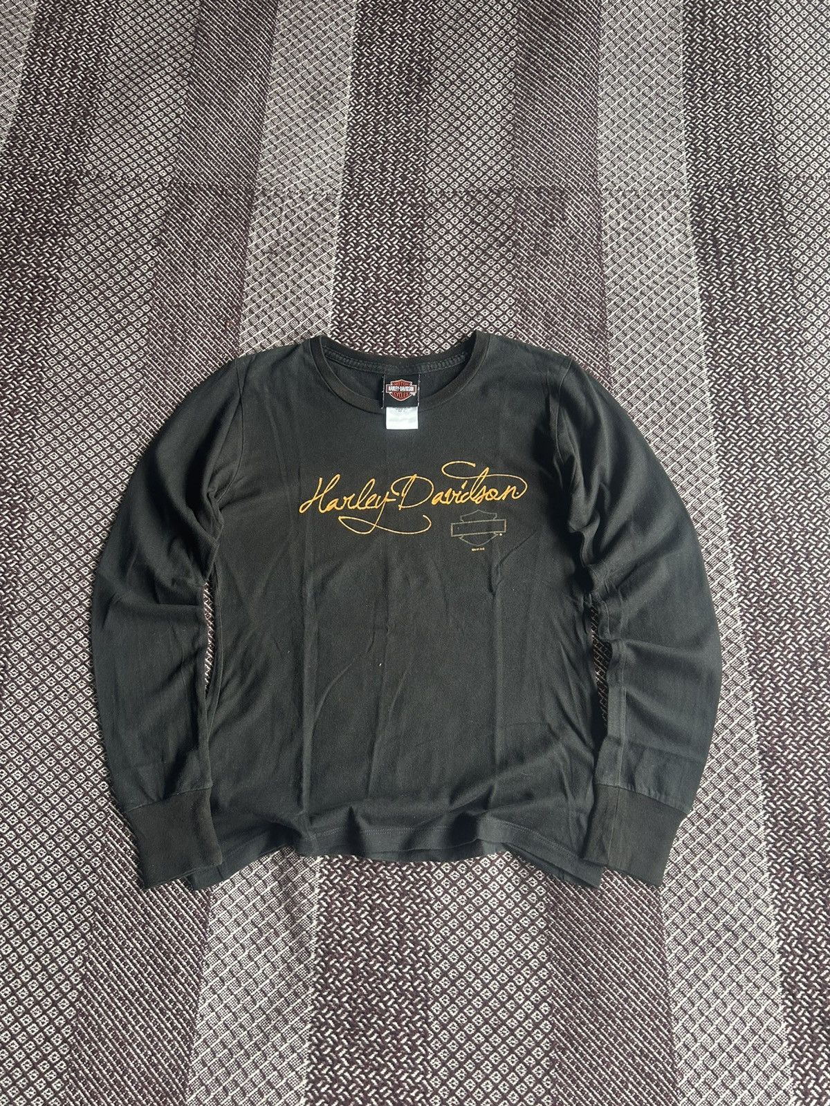 Harley Davidson × Vintage Vintage Harley Davidson LSleeve T-shirt 2011 H-D Women SZ XS Size XS / US 0-2 / IT 36-38 - 1 Thumbnail