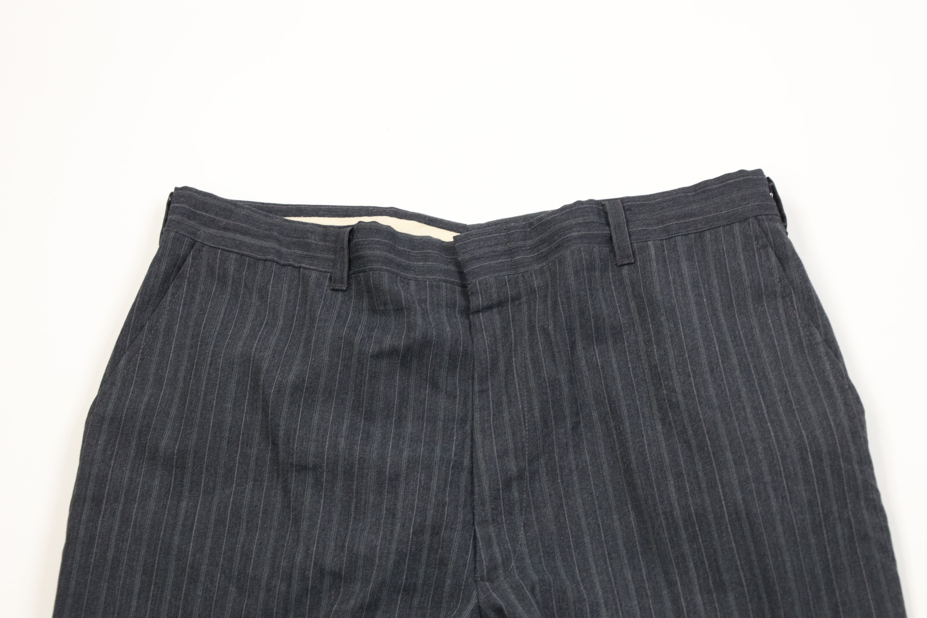 Vintage Vintage 60s 70s Streetwear Striped Wide Leg Chino Pants USA Size US 32 / EU 48 - 2 Thumbnail