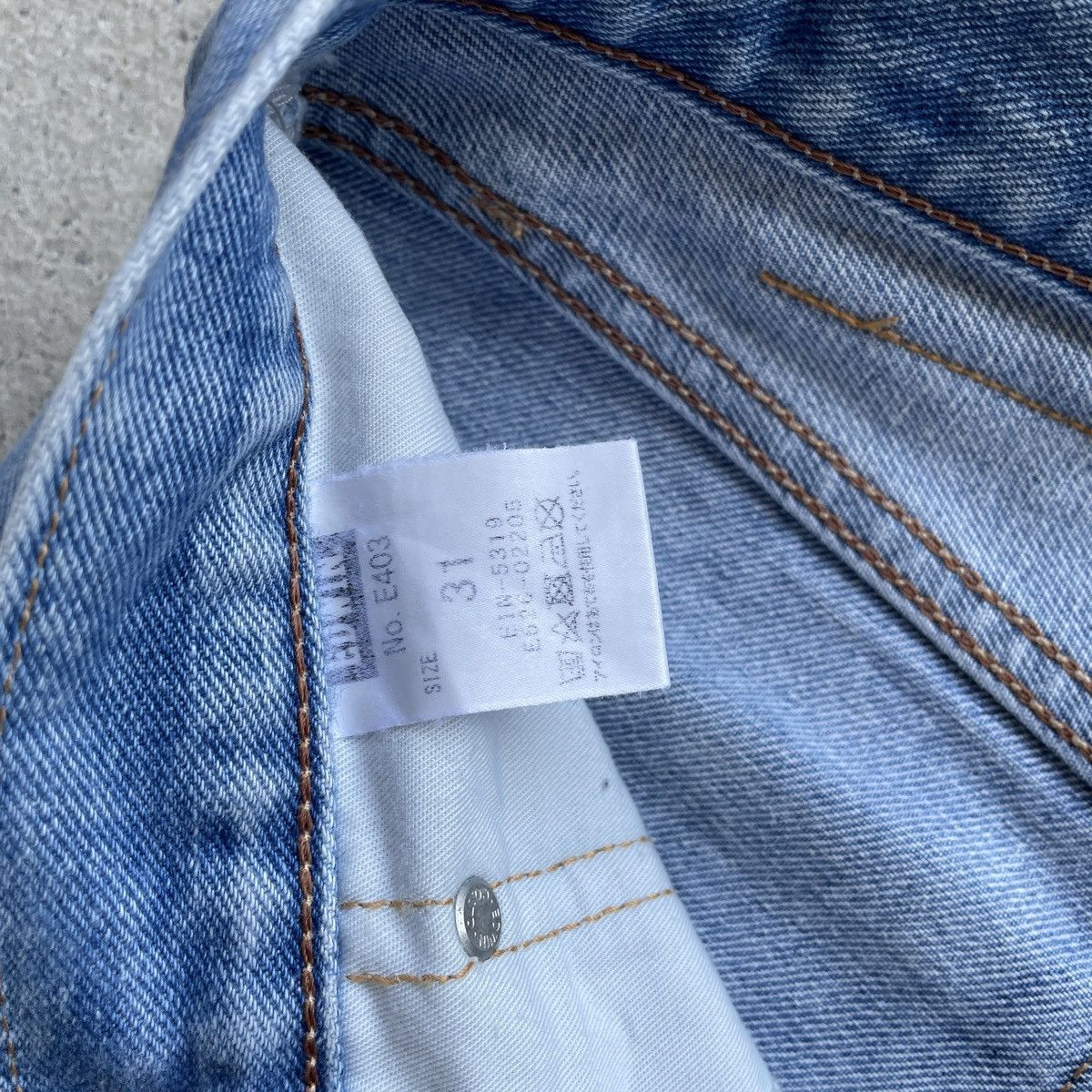 Edwin W32x31 Vintage Edwin 403 Japan Jeans Lightwashed Denim Pants Size US 32 / EU 48 - 7 Thumbnail
