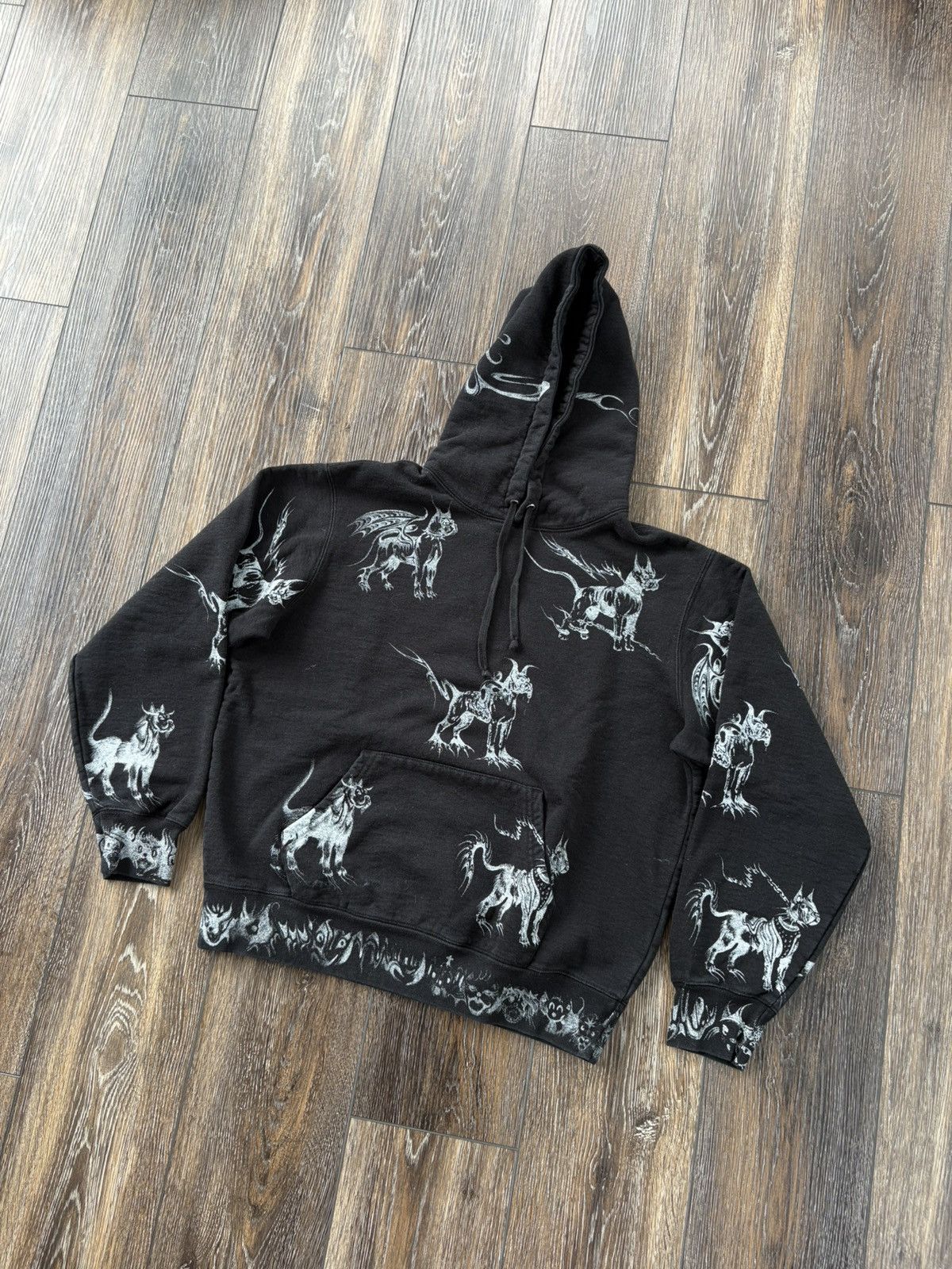 Supreme Animals Hoodie SS20 Black