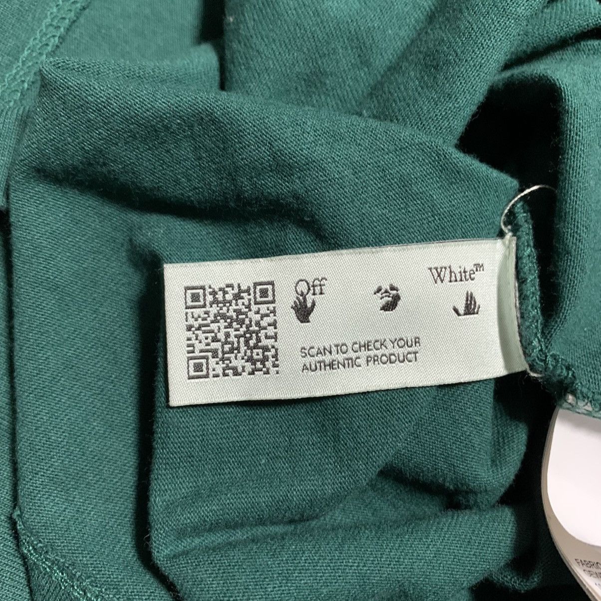Off-White Off White Small Caravaggio Arrows Green Tee Virgil Abloh Size US S / EU 44-46 / 1 - 10 Thumbnail