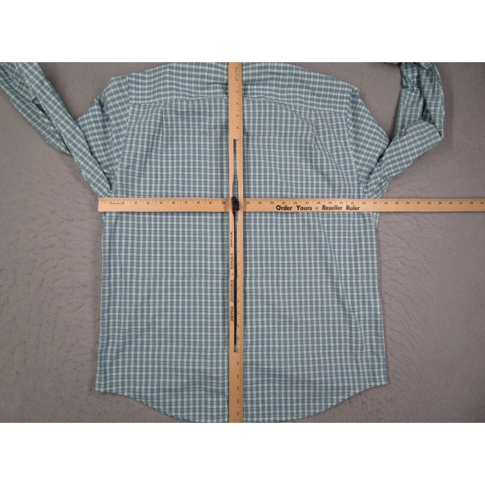 Tommy Bahama Tommy Bahama Shirt Mens Large Green Blue Plaid Newport Coast Pima Cotton Casual Size US L / EU 52-54 / 3 - 6 Thumbnail