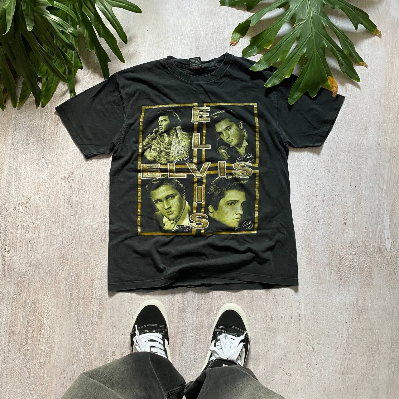Band Tees × Vintage VINTAGE 90S ELVIS PRESLEY AMAZING BAND T SHIRT 169 Size US XL / EU 56 / 4 - 1 Thumbnail