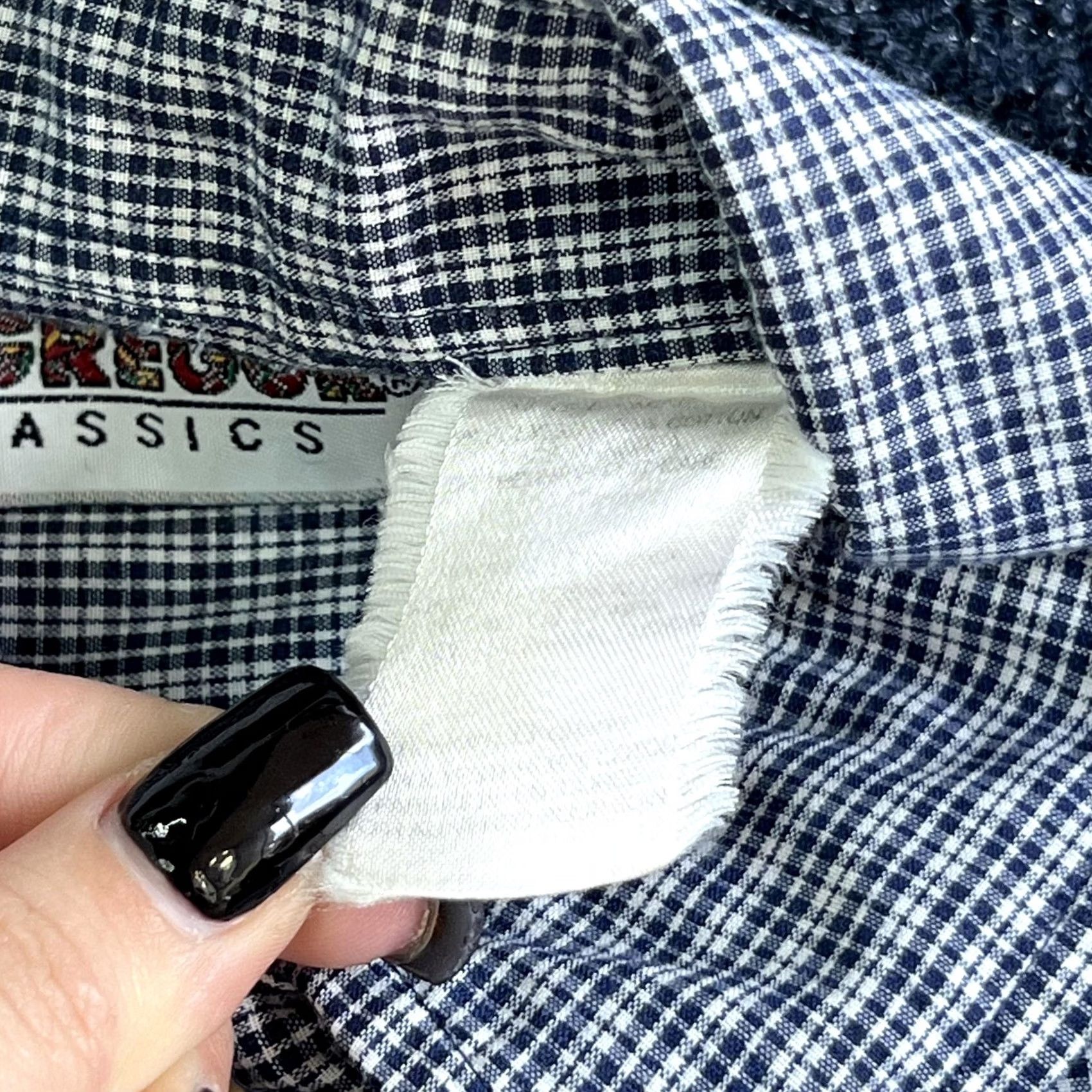 McGregor VINTAGE McGregor Shirt Mens Large Blue Check Short Sleeve Button Up Classic Size US L / EU 52-54 / 3 - 5 Thumbnail