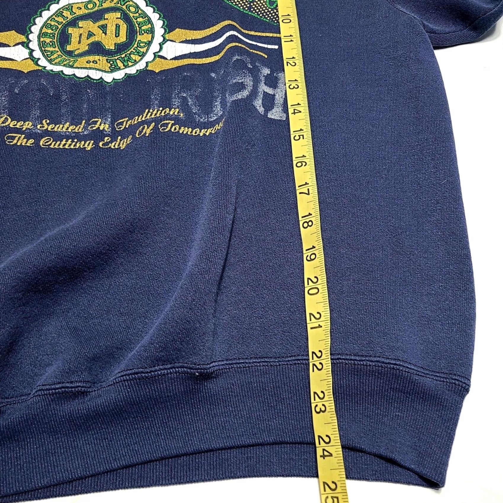 NCAA VINTAGE 20/20 Sport Inc Notre Dame Fighting Irish NCAA Sweatshirt Men’s XL Blue Size US XL / EU 56 / 4 - 5 Thumbnail