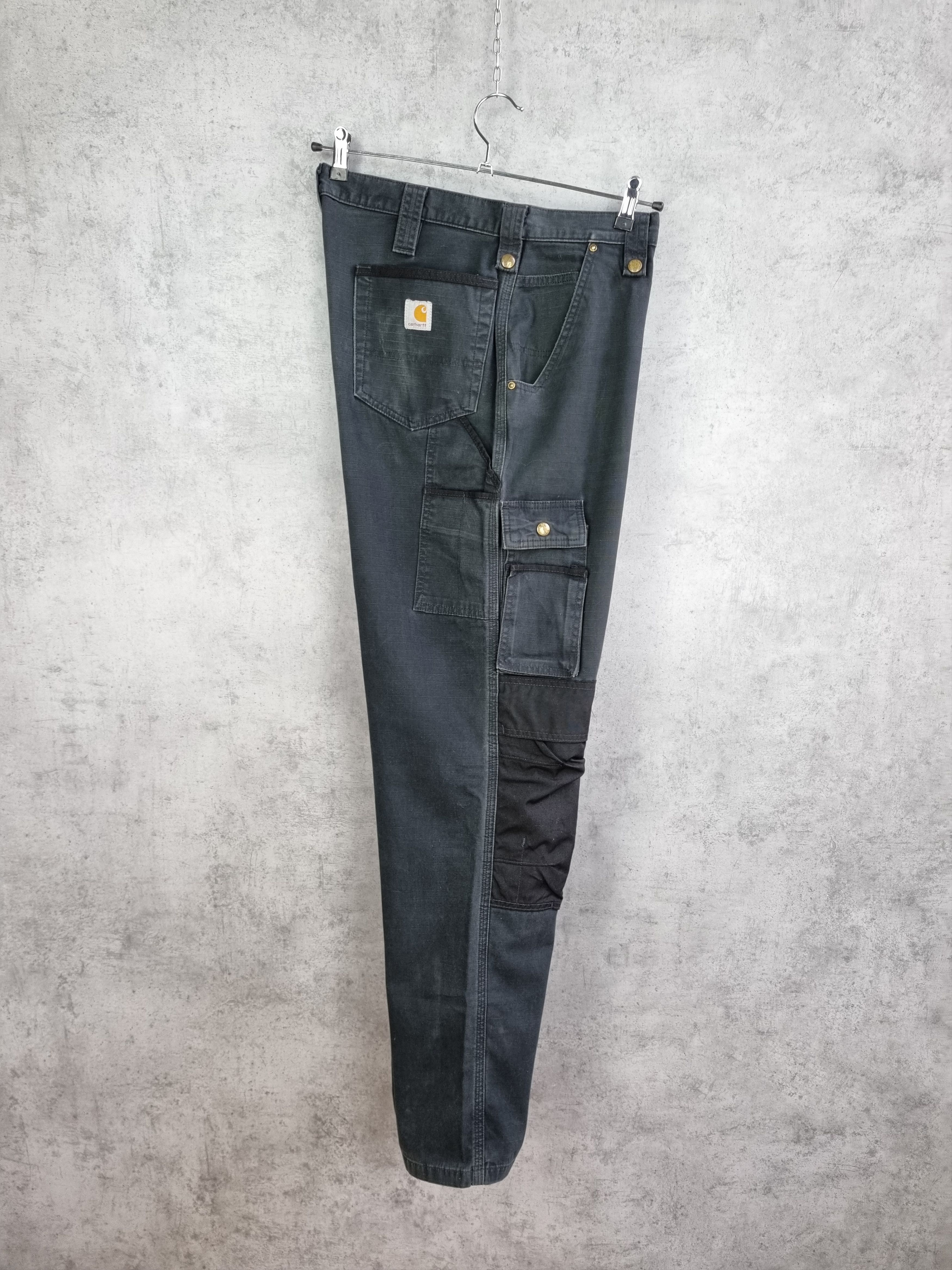 Carhartt × Vintage Faded CARHARTT Double knees Cargo Worker Pants Size US 34 / EU 50 - 8 Thumbnail