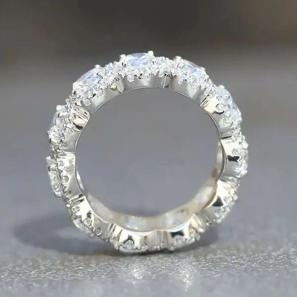 Jewelry Sparkling Cubic Zirconia Ring ( Size 6 to 10 ) Size ONE SIZE - 3 Thumbnail