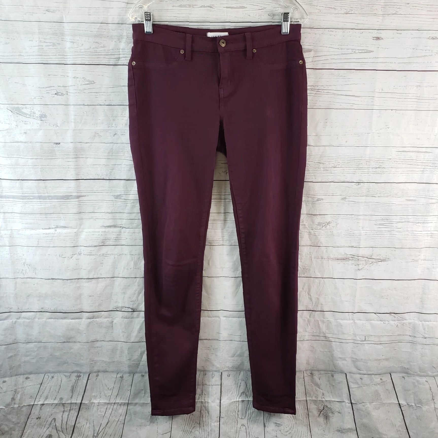 Vintage Lila Ryan Womens Skinny Jeans Sz 28 Port Mid Rise Cotton Blend Size 28" / US 6 / IT 42 - 2 Thumbnail