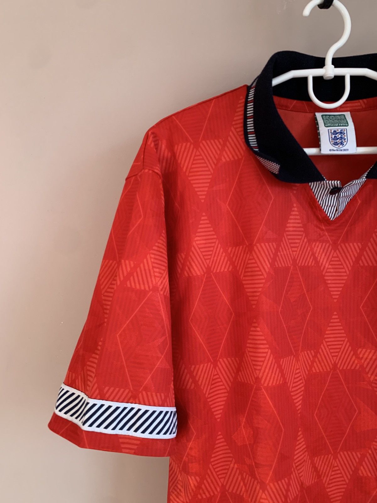 Vintage England 1990 Away Football Shirt Retro Score Draw Soccer M Size US M / EU 48-50 / 2 - 3 Thumbnail