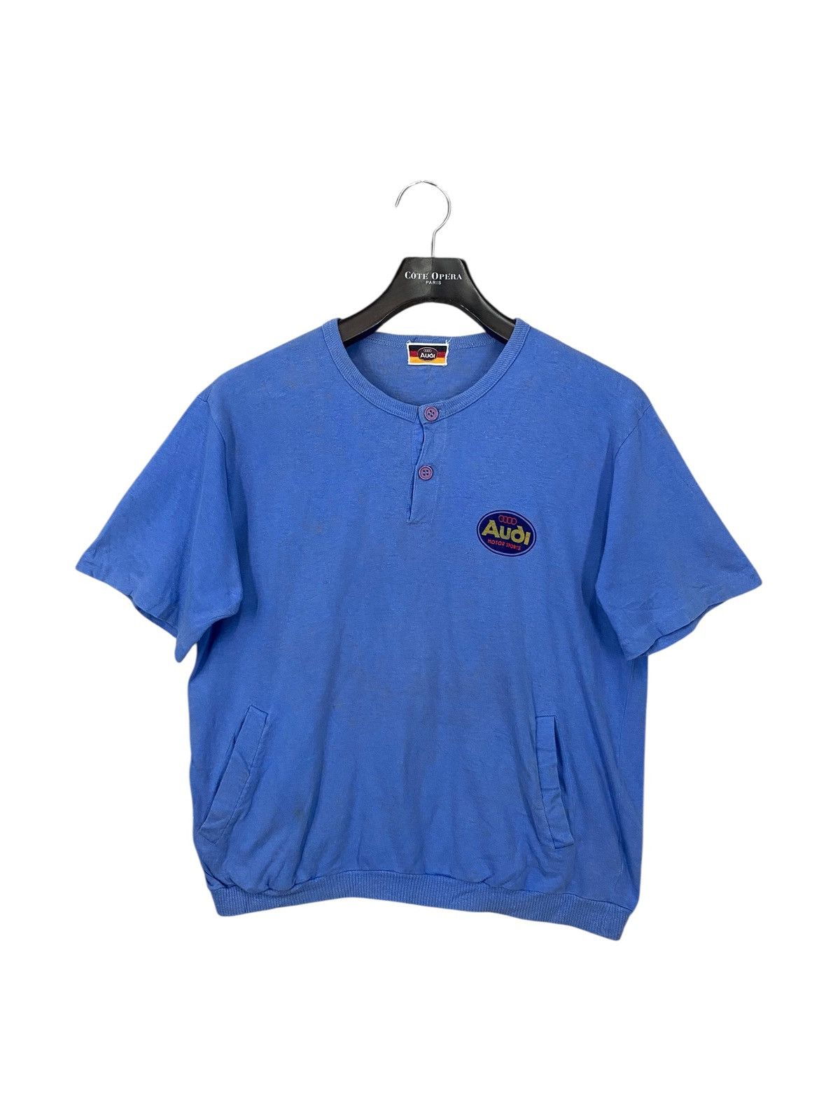 Audi Vintage 70s audi racing tshrit very rare Size US L / EU 52-54 / 3 - 1 Thumbnail