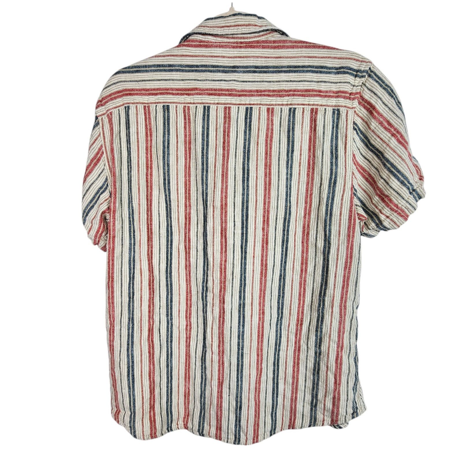 RVCA RVCA Button Up RVCA Shirt Linen Blend Shirt Men L Size US L / EU 52-54 / 3 - 7 Thumbnail
