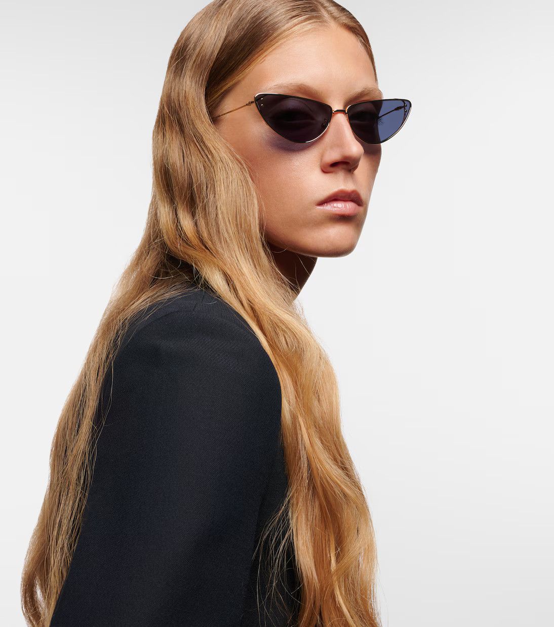 Dior NEW $490 DIOR MissDior B1U H4B0 CatEye Sunglasses Blue Lens Size ONE SIZE - 2 Thumbnail