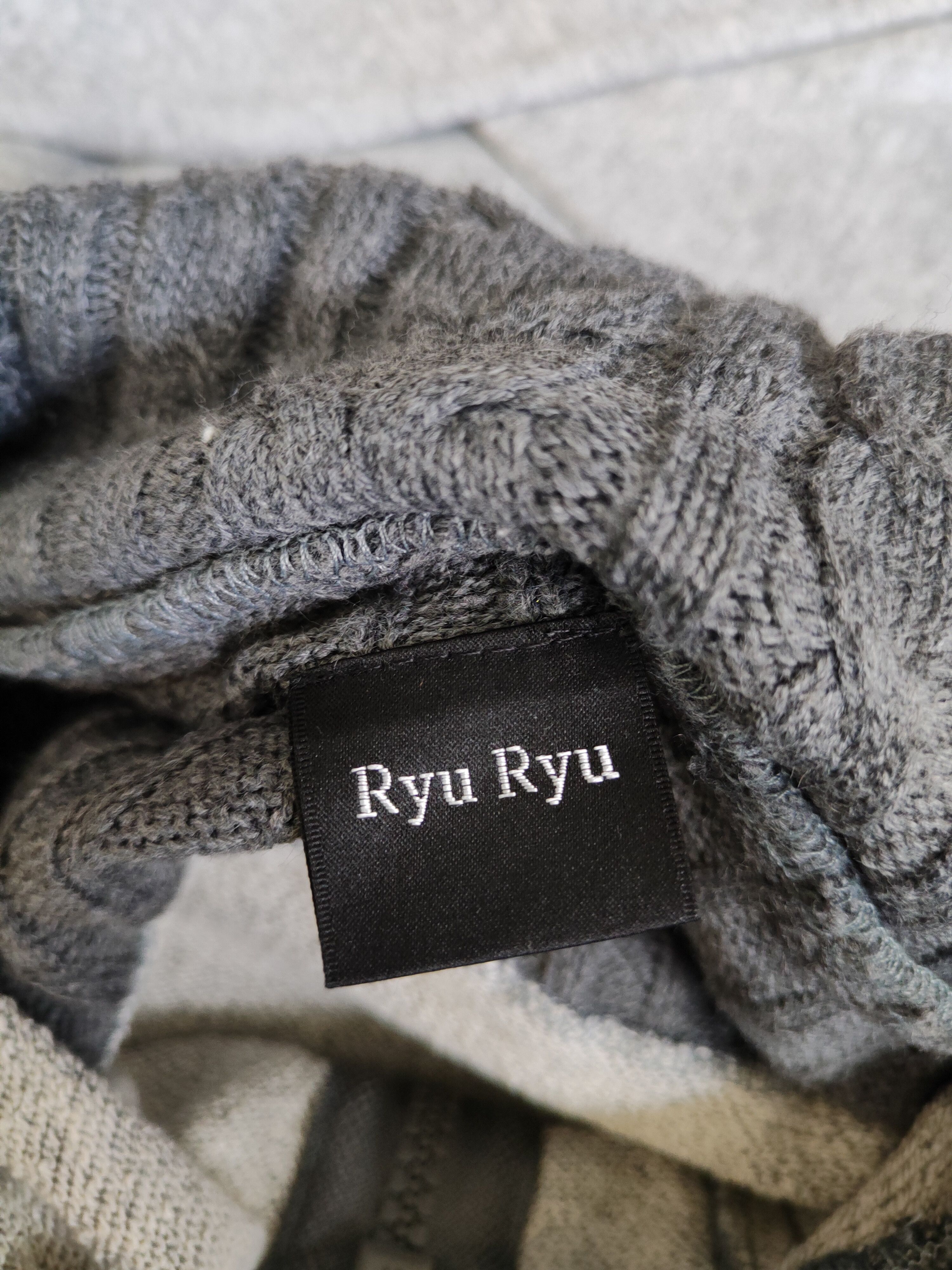 Japanese Brand Ryu Ryu Dark Gray knitwear vintage Sweaters #2603 Size M / US 6-8 / IT 42-44 - 11 Thumbnail
