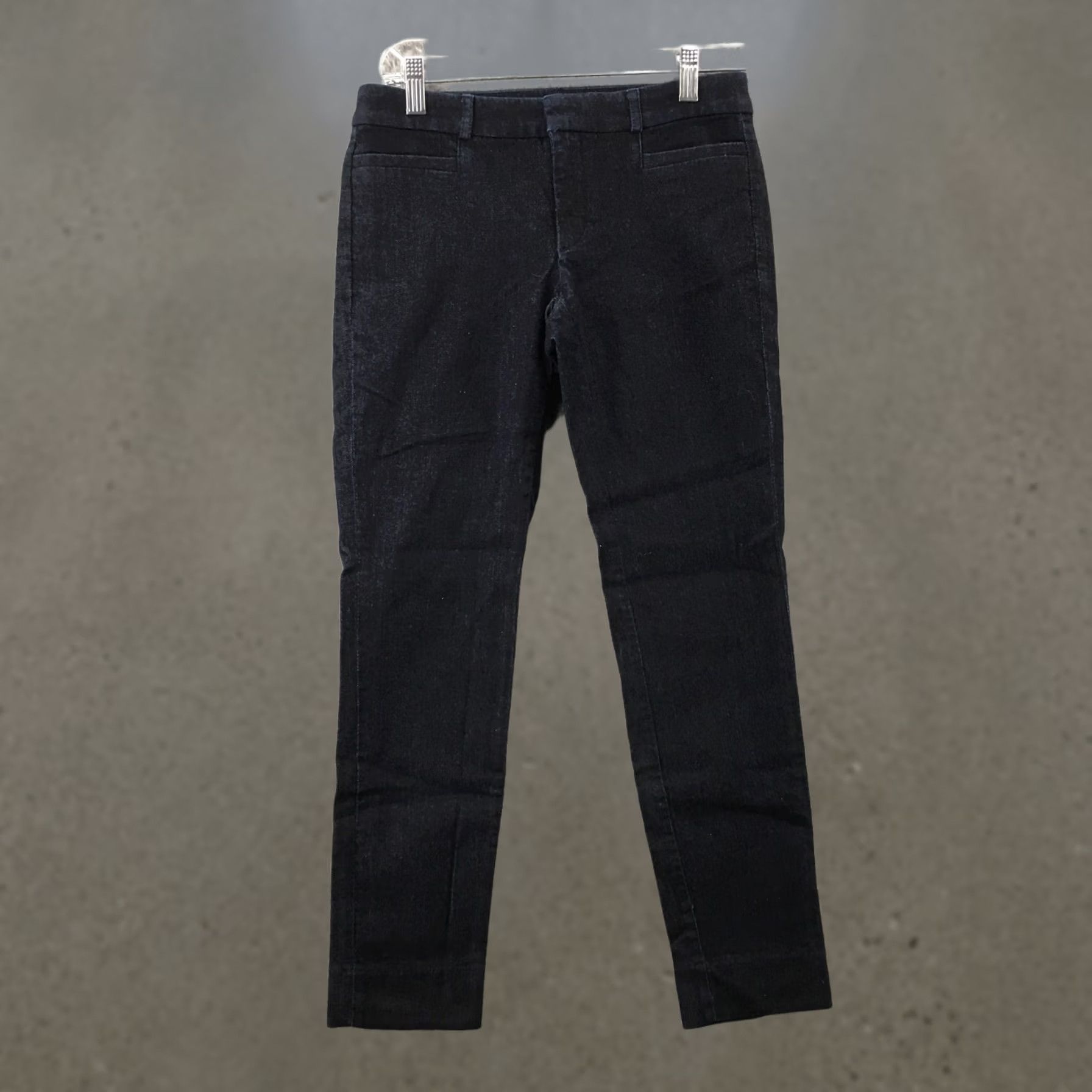 Banana Republic Banana Republic Sloan Skinny Ankle Pants Womens 0 Blue Cotton Blend Low Rise Zip Size 25" / US 0 / IT 36 - 1 Thumbnail