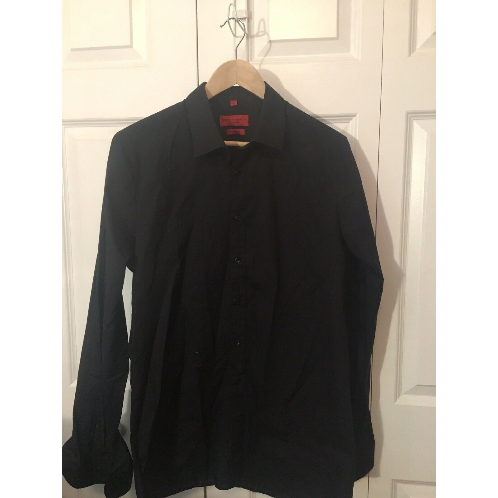 Other Finshley & Harding button up long sleeve shirt Black Mens Sz Size US XXL / EU 58 / 5 - 1 Thumbnail