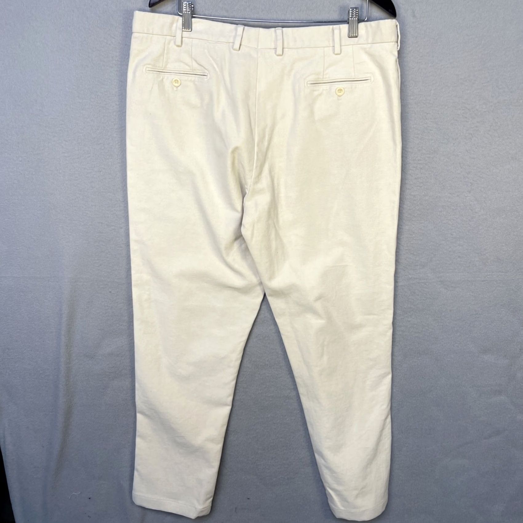Sid Mashburn Sid Mashburn Chino Pant Sport Trouser Pants Mens 34 32 Beige Flat Front Preppy Solid Casual Size US 34 / EU 50 - 3 Thumbnail