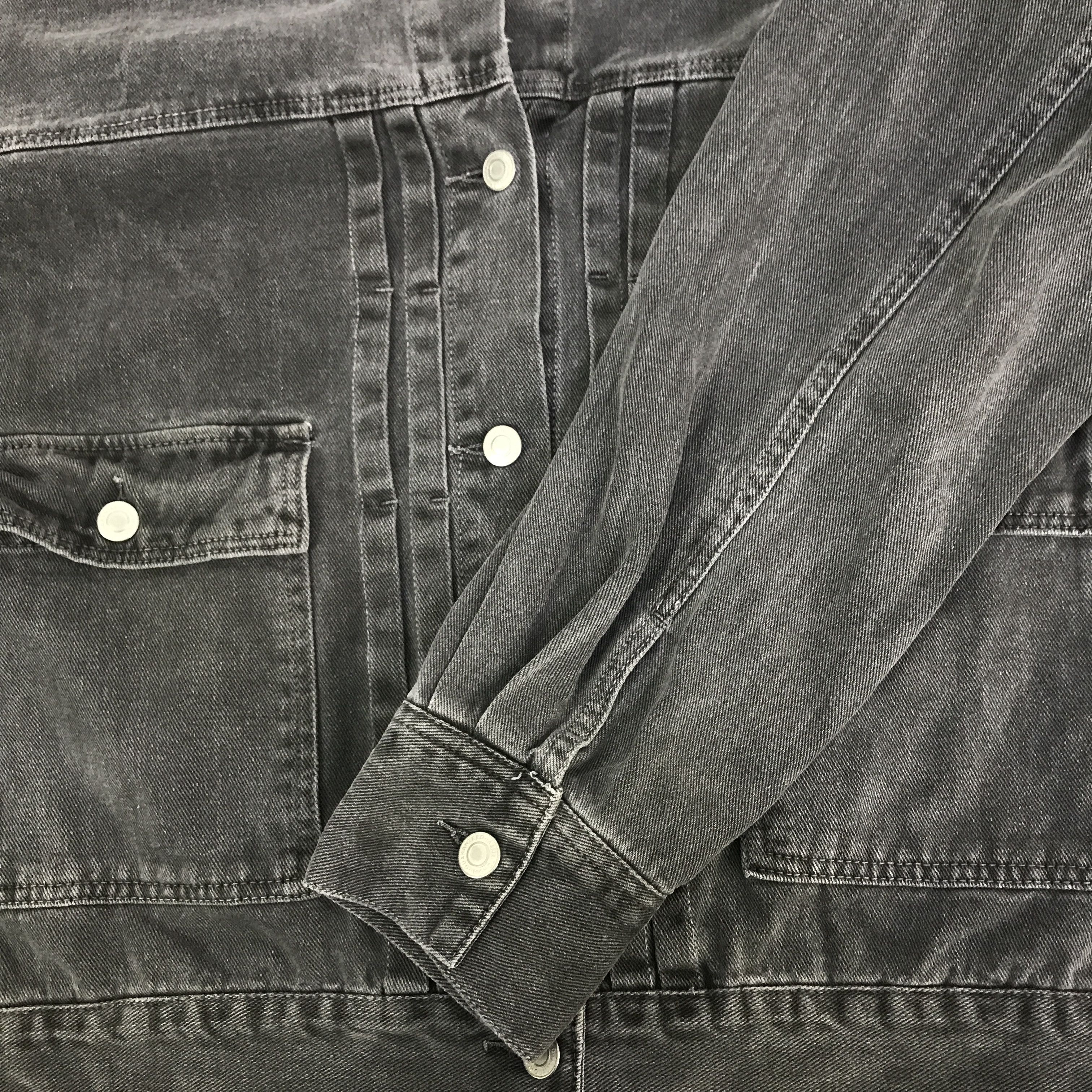 Japanese Brand Black Faded Richie Glamour Denim Type 2 Jacket K96B17 Size US M / EU 48-50 / 2 - 8 Thumbnail