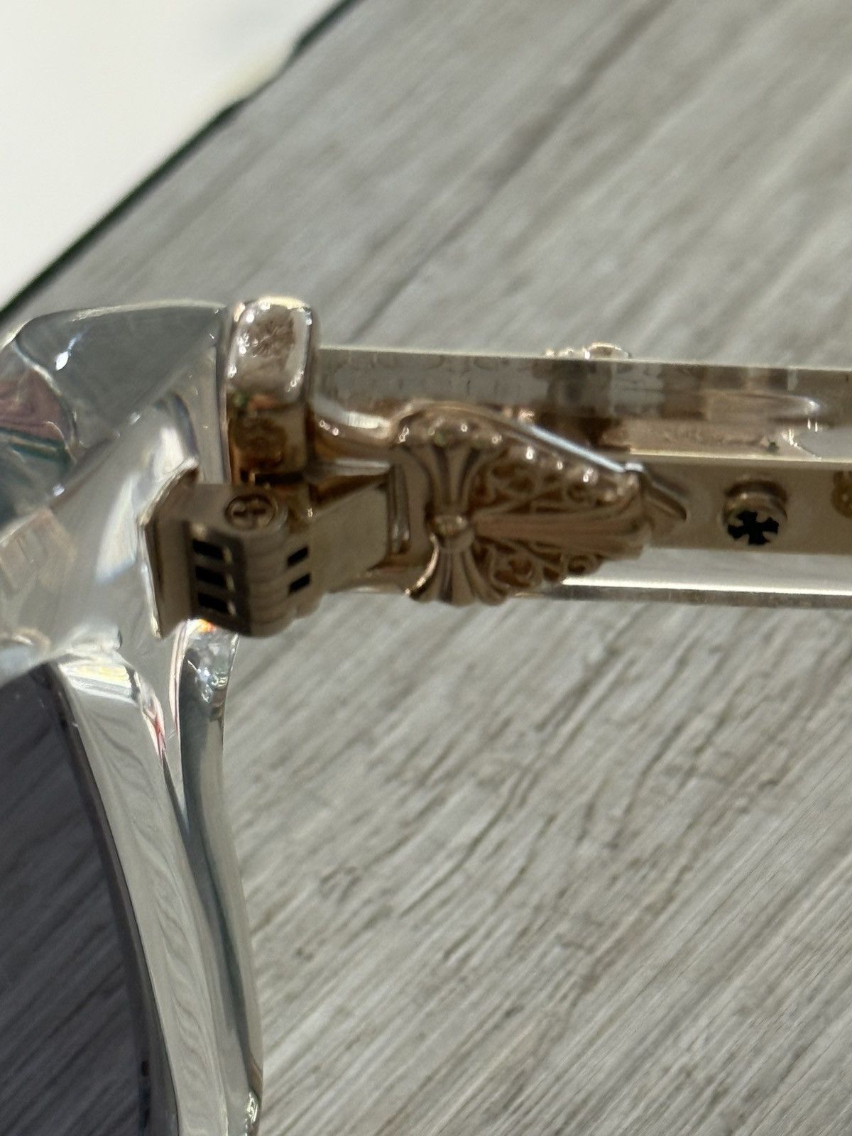 Chrome Hearts GOLD Chrome Hearts Box Office Tinted glasses Size ONE SIZE - 5 Thumbnail