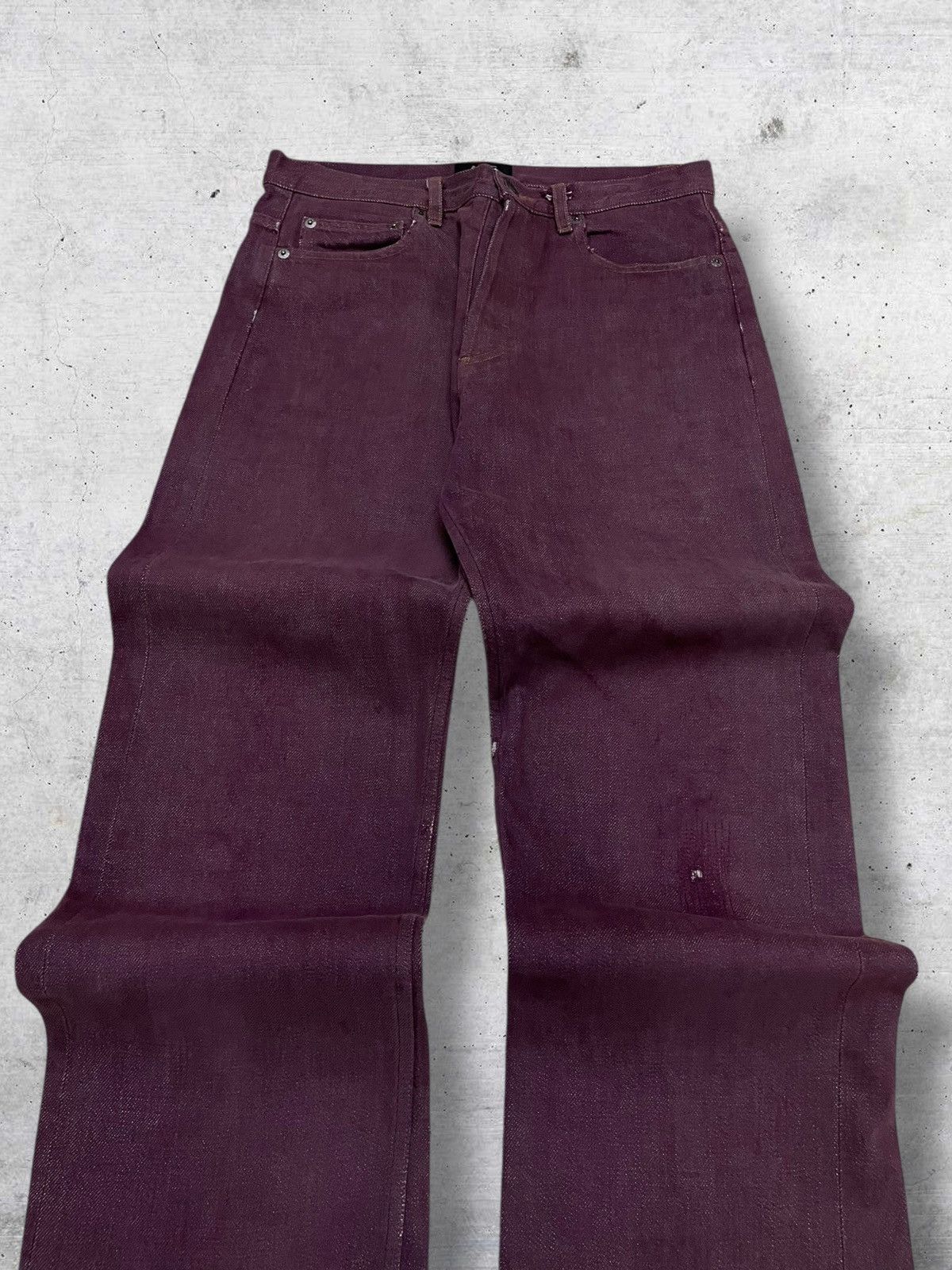 A.P.C. VINTAGE A.P.C OG 90S DESIGNER SELVEDGE UNIQUE COLOUR DENIM Size US 30 / EU 46 - 3 Thumbnail