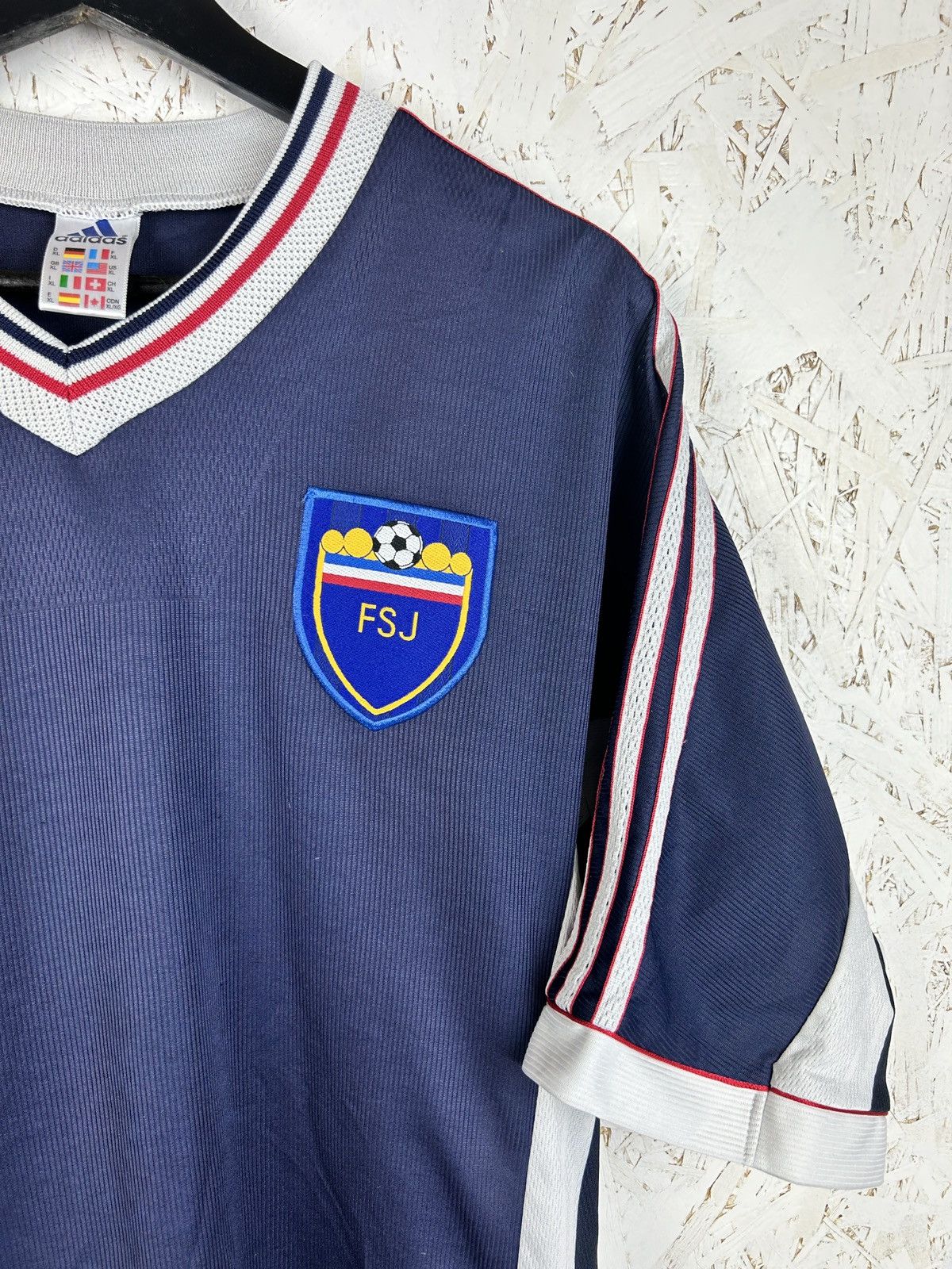Adidas 90s Adidas Yugoslavia 1998/00 Home Kit World Cup Jersey XL Size US XL / EU 56 / 4 - 2 Thumbnail