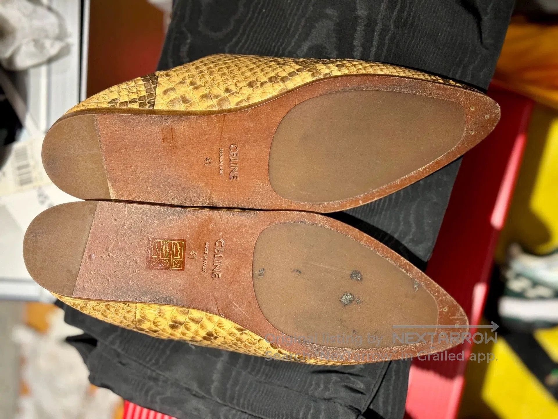 Celine Multi Color Slip-On Shoes Size 8. Size US 8 / EU 41 - 4 Thumbnail