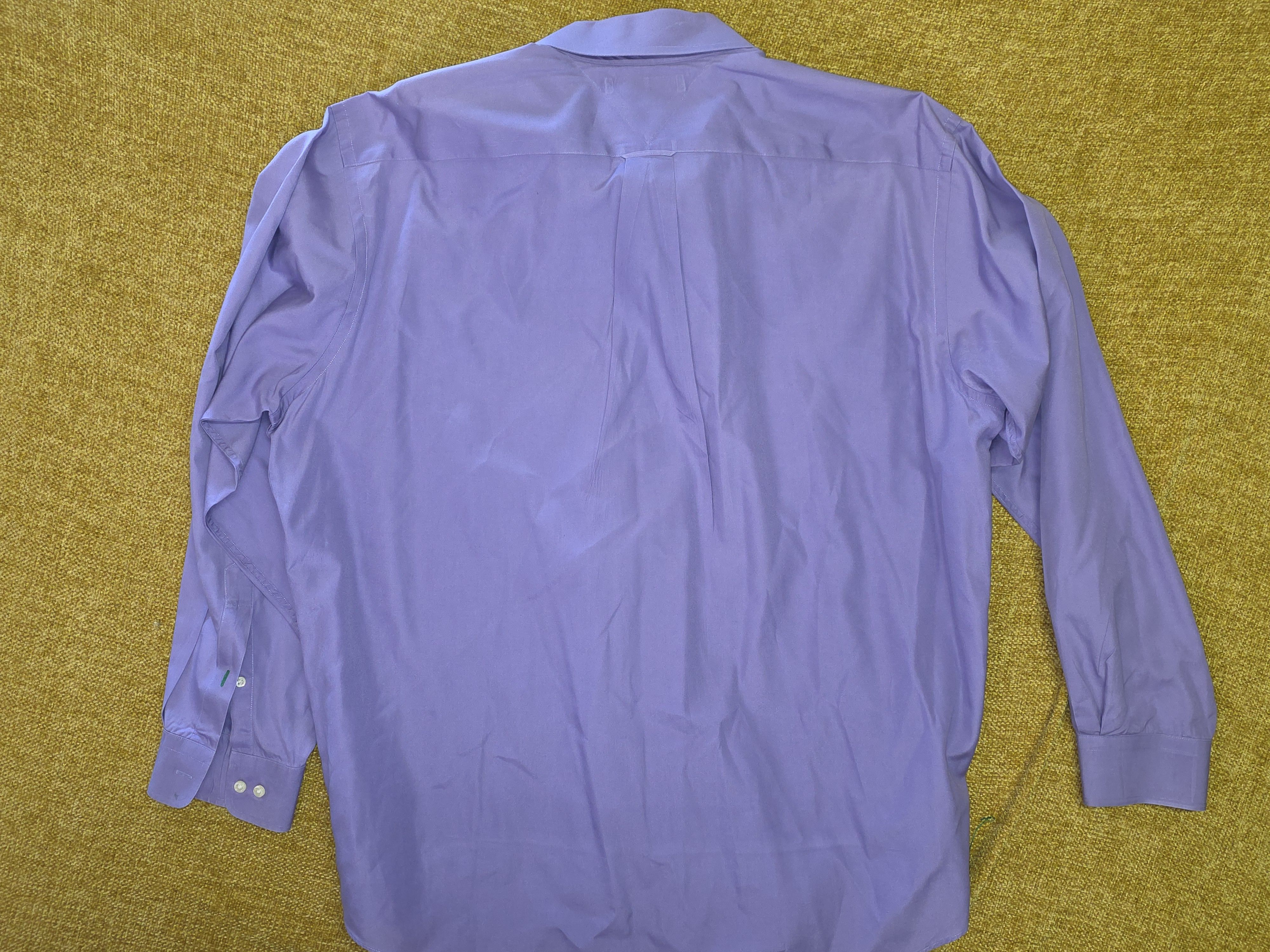 Tommy Hilfiger Tommy Hilfiger TLC Purple Dress Shirt Tall XL 17 34/35 Size US XL / EU 56 / 4 - 2 Thumbnail