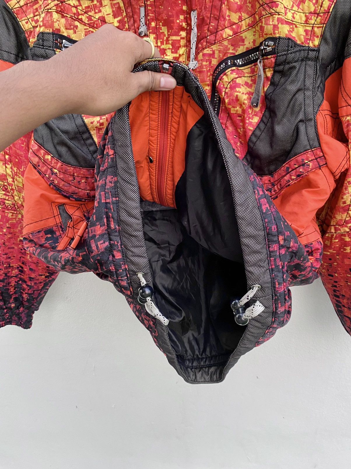 Salomon × Vintage Vintage Salomon Bomber Fire Jacket Size US L / EU 52-54 / 3 - 15 Thumbnail