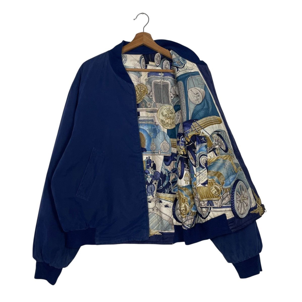Hermes Vintage Hermes Automobile Blouson Reversible Bomber Jacket Size US M / EU 48-50 / 2 - 13 Thumbnail
