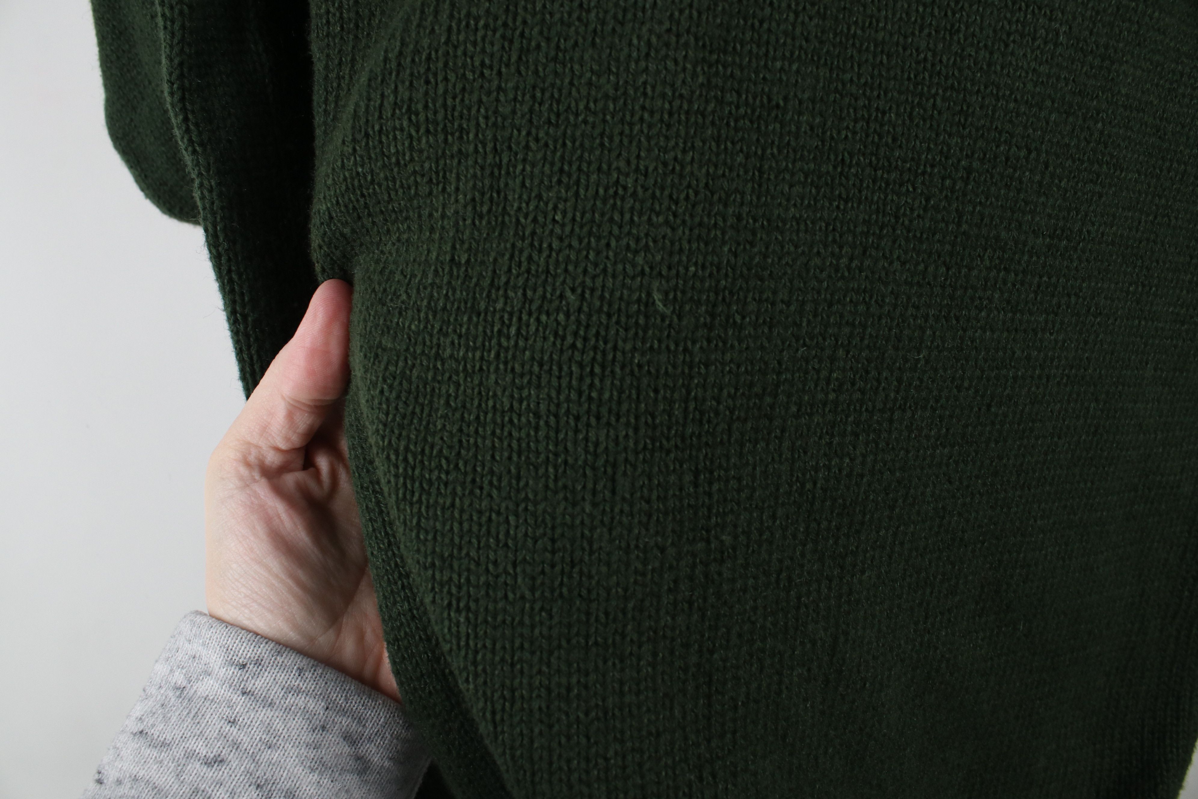 Vintage Vintage 90s Streetwear Cotton Blend Knit V-Neck Sweater Size US M / EU 48-50 / 2 - 7 Thumbnail