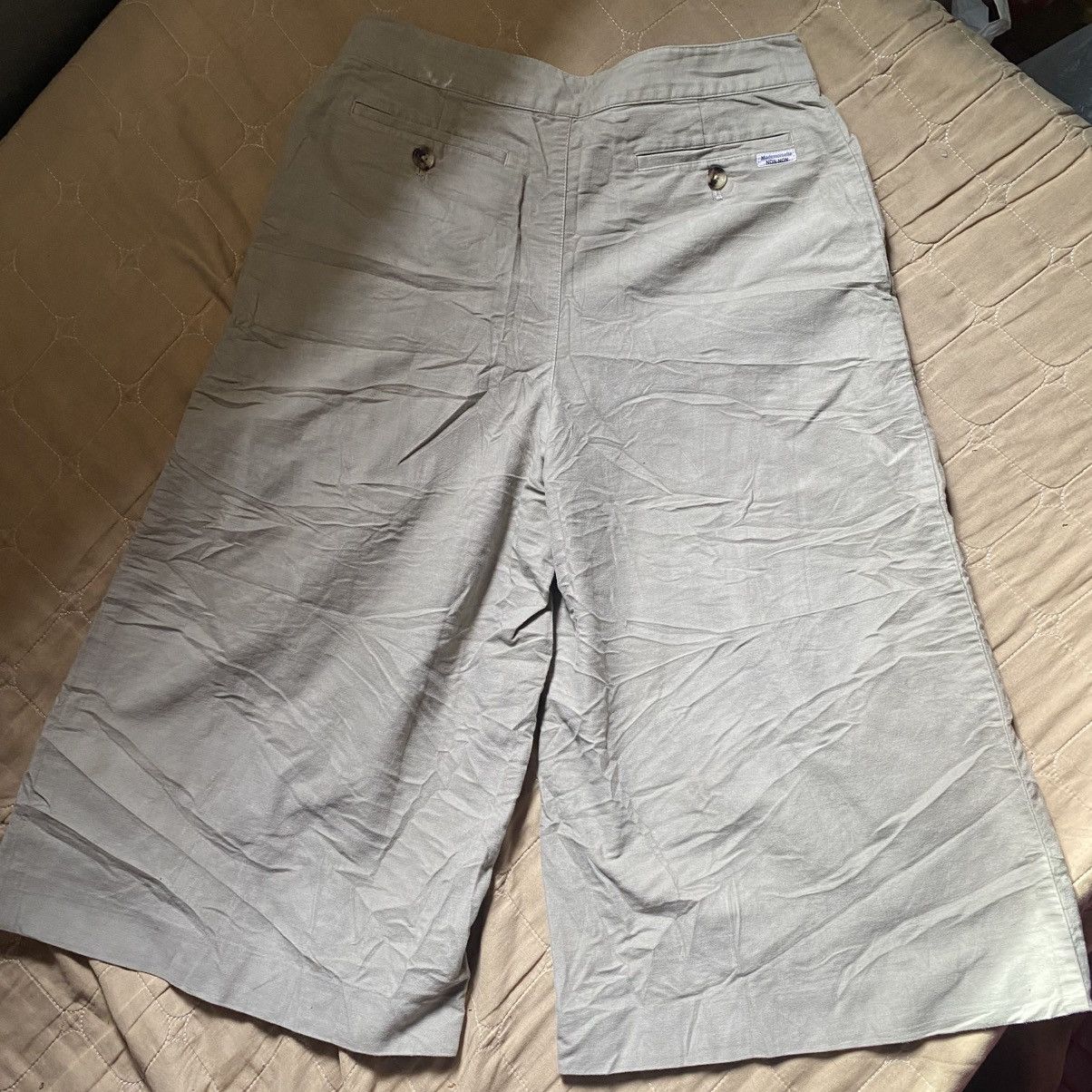 Issey Miyake × Japanese Brand Mademoiselle Non Non Palazzo Pants Size 26" / US 2 / IT 38 - 2 Thumbnail