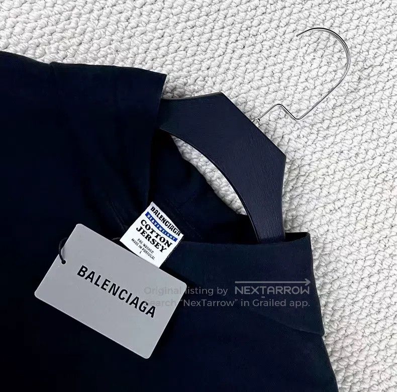 Balenciaga Balenciaga Black Reversed Flipped Washed Label Logo Short Size US L / EU 52-54 / 3 - 3 Thumbnail