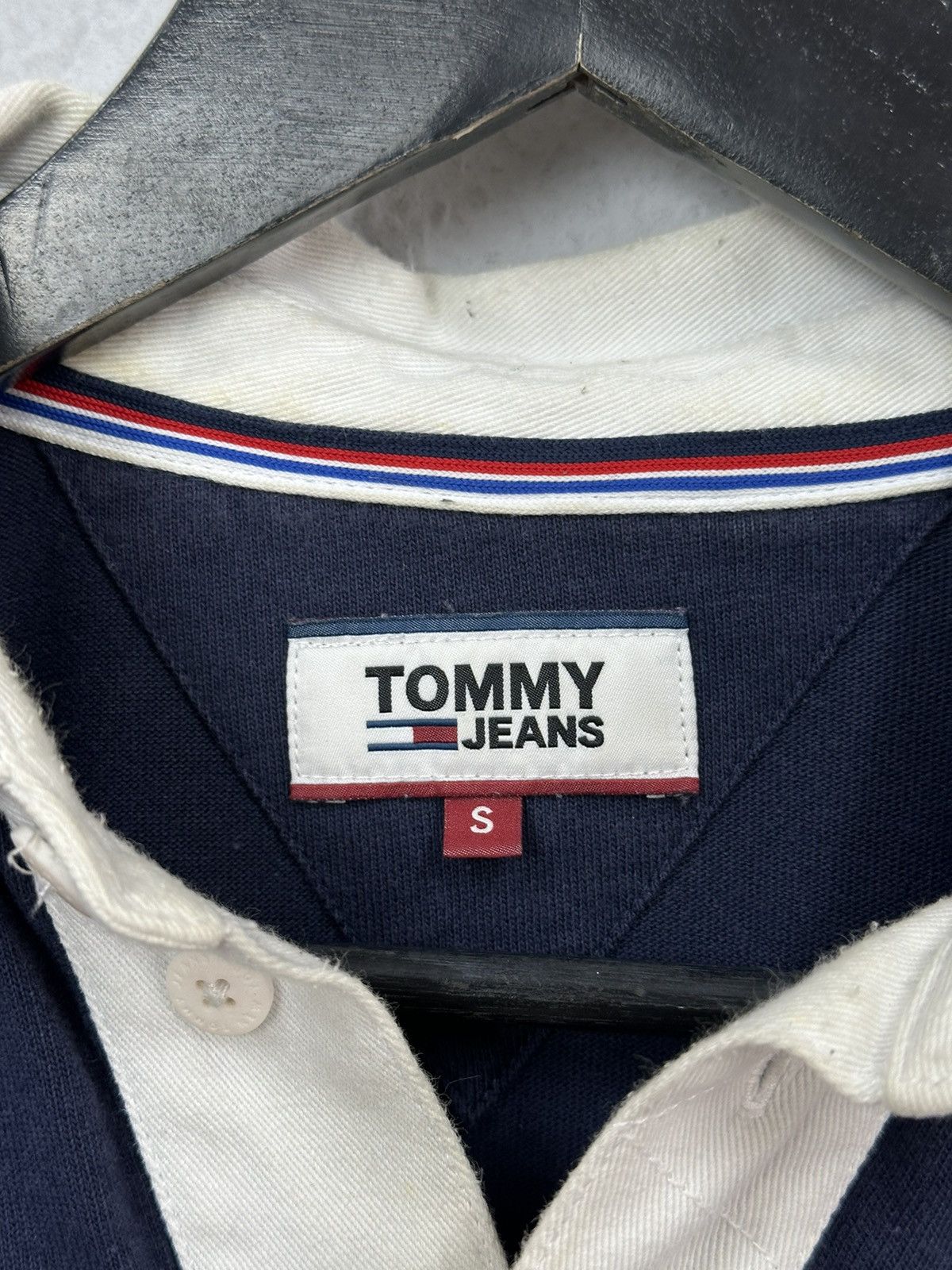 Tommy Jeans Vintage Regby Tommy Hilfiger T-shirt Y2k Avantgarde Size US S / EU 44-46 / 1 - 7 Thumbnail
