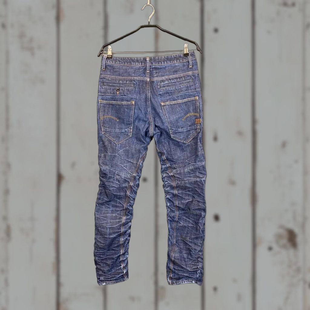 G-Star G-Star Jeans Mens Tapered 29x32 Blue Denim Straight Leg Belt Loop Regular Fit 5-Pocket Craftwear Denim Jeans Size US 29 - 1 Thumbnail