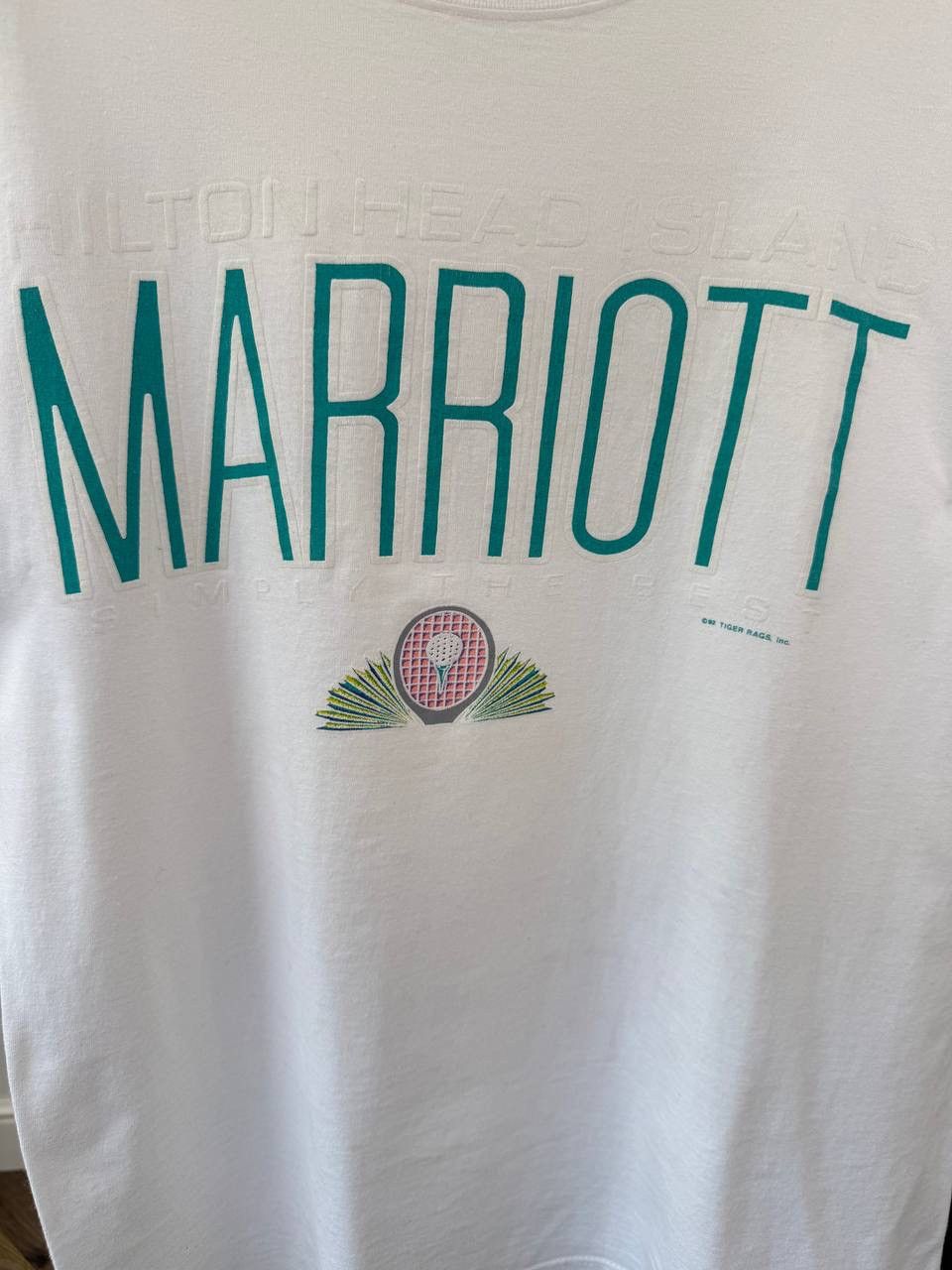 Russell Athletic Vintage Russell Hilton Head Island Marriott T-Shirt Size US L / EU 52-54 / 3 - 2 Thumbnail