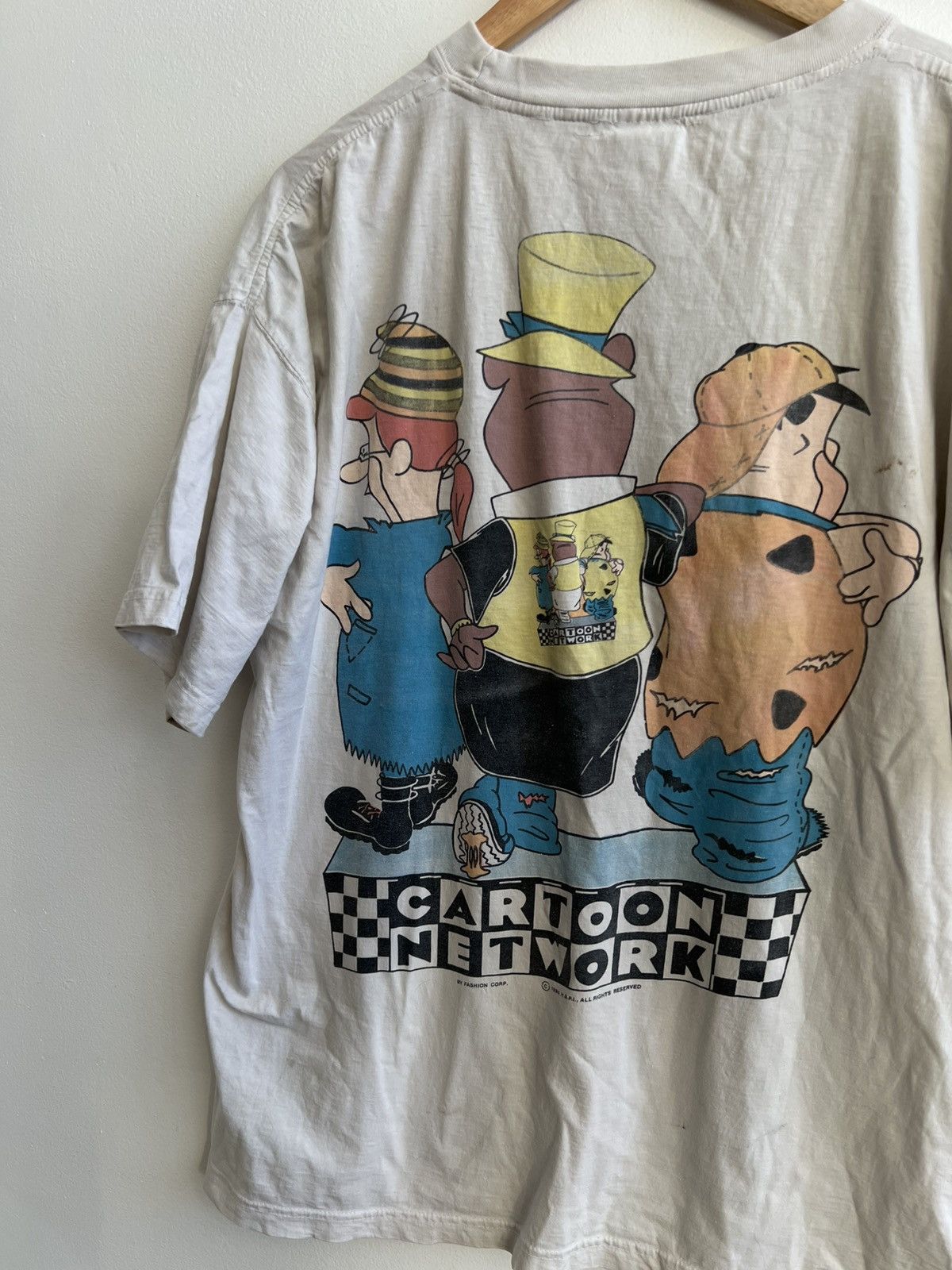 Cartoon Network × Vintage Vintage 1994 Cartoon Network Flintstones Movie Tee XL Size US XL / EU 56 / 4 - 1 Thumbnail