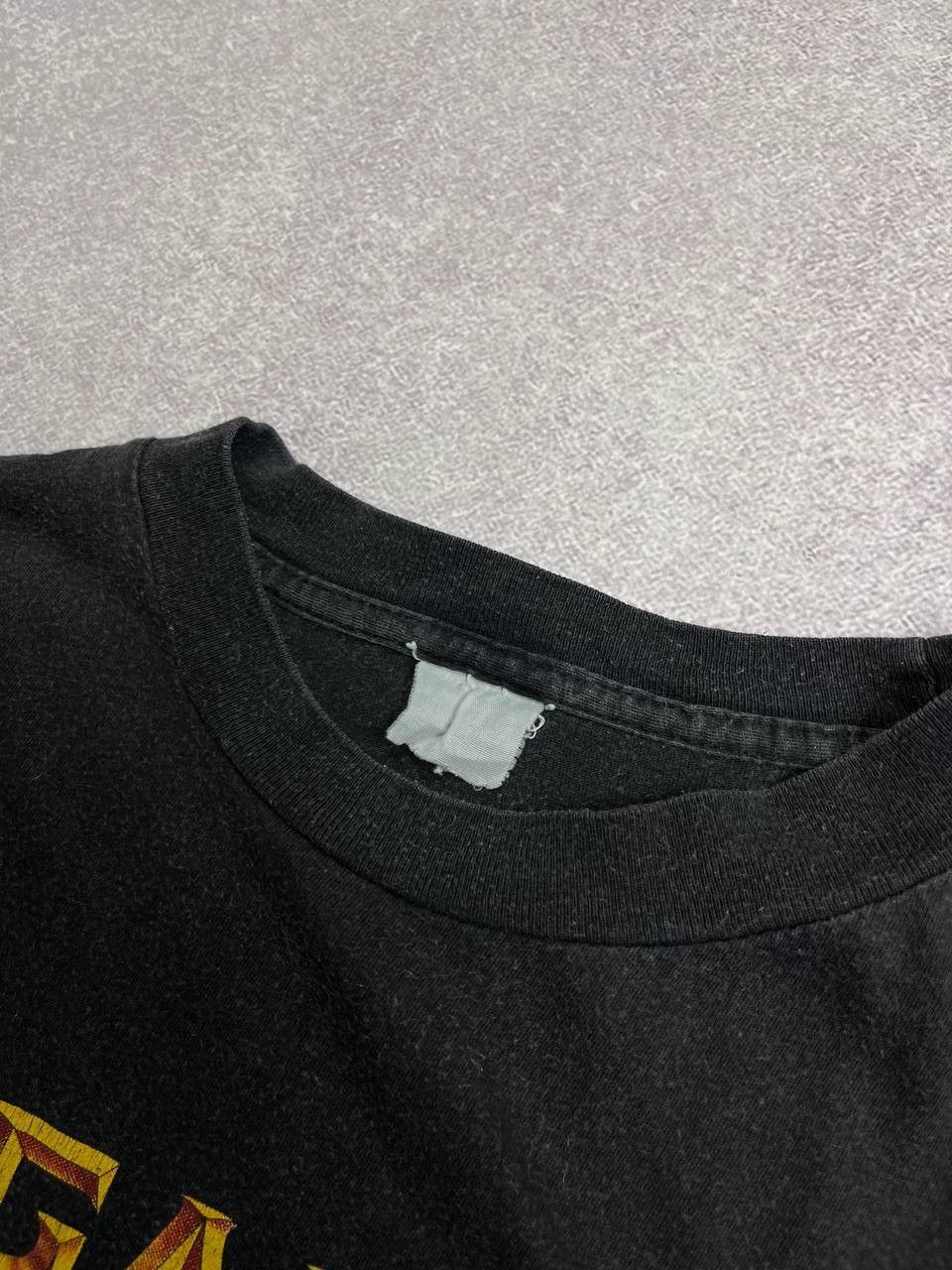 Faded Black 1990 Megadeth tour T-shirt