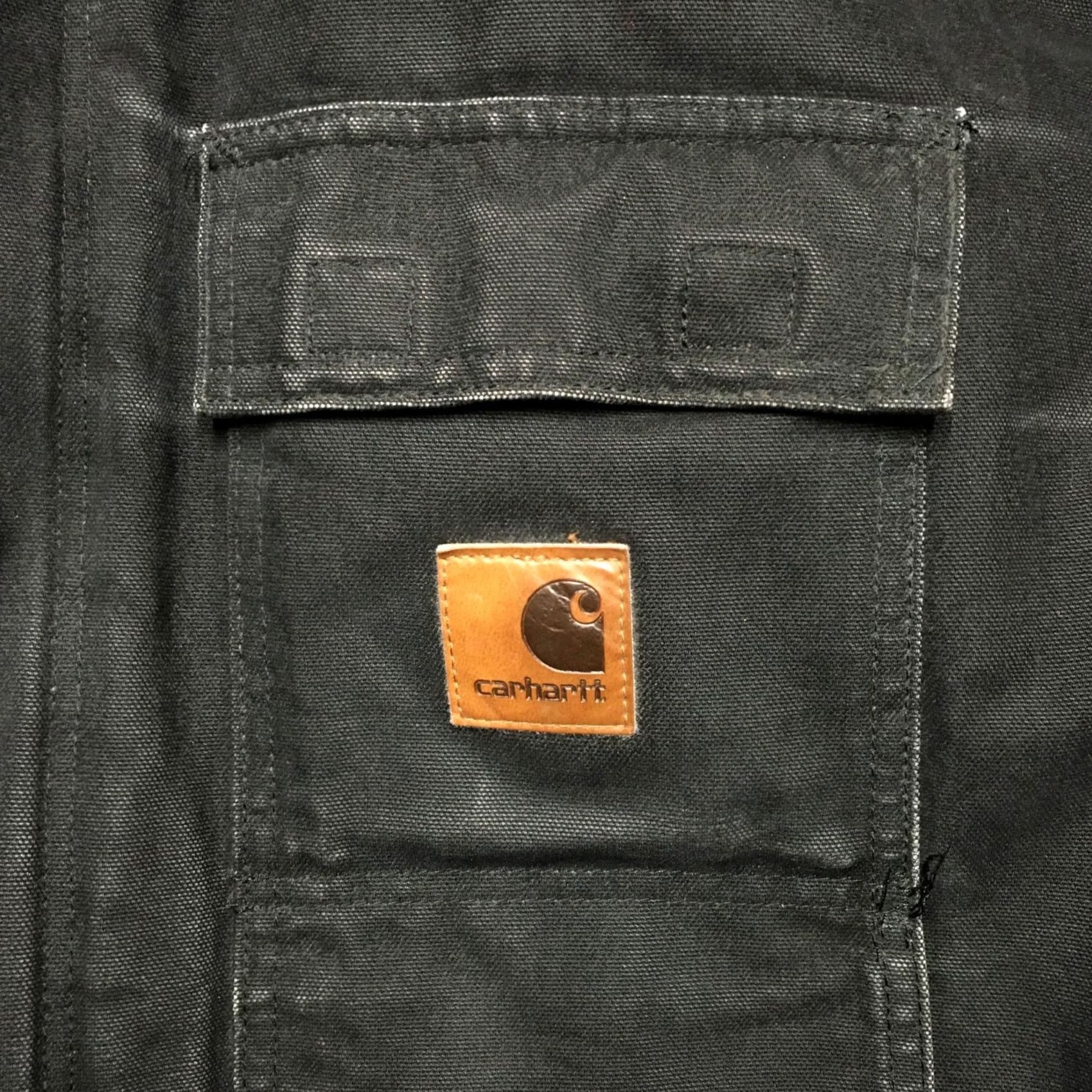 Carhartt Carhartt Coat Mens 4XLT Black Duck Canvas Quilted Lined Insulated Workwear C26 Size US XXL / EU 58 / 5 - 7 Thumbnail
