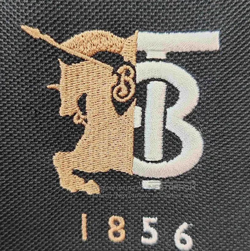 Burberry Burberry Black Cotton Men's Polo Shirt. Size US S / EU 44-46 / 1 - 5 Thumbnail