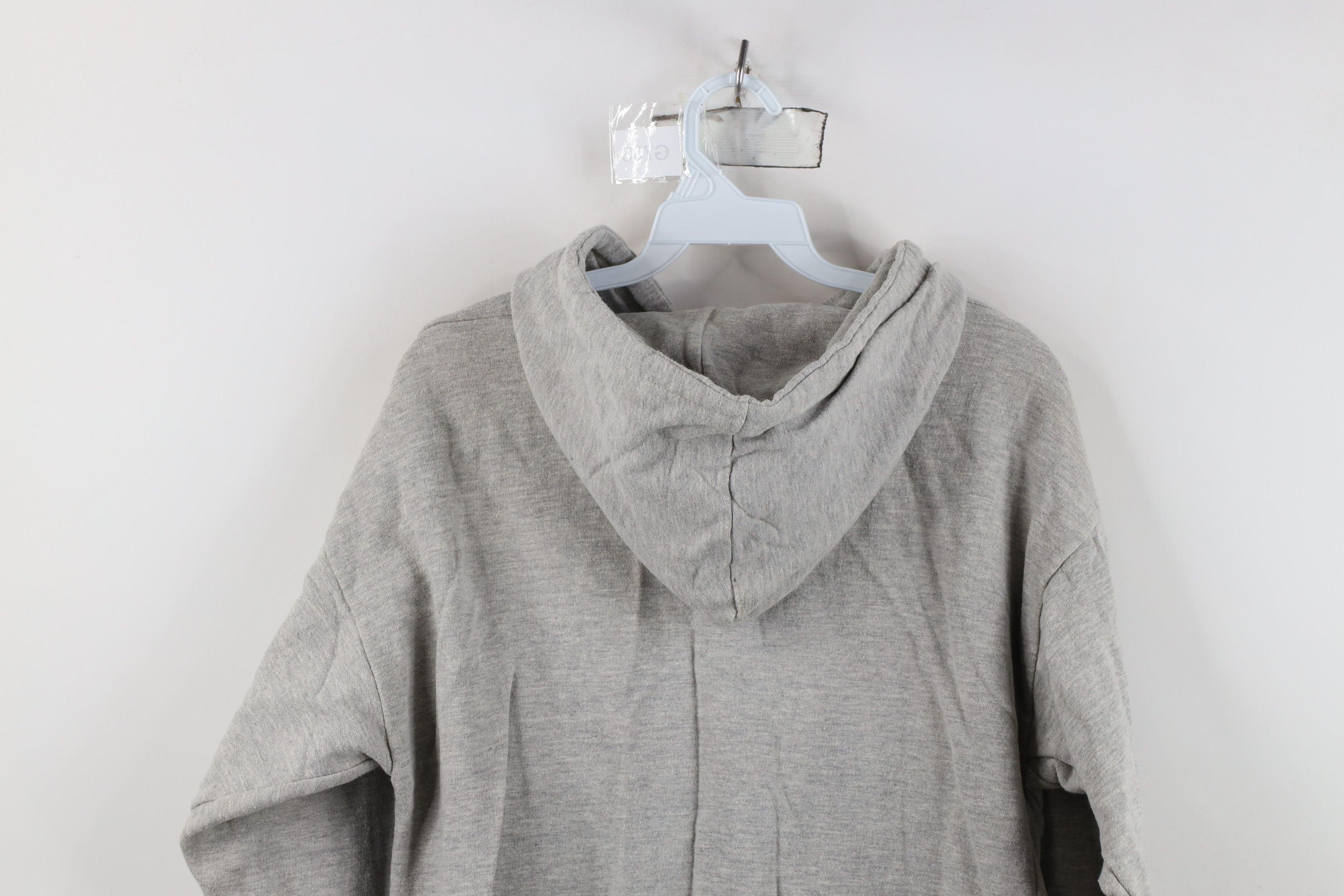 Vintage Vintage 90s Streetwear Blank Full Zip Hoodie Sweatshirt Size L / US 10 / IT 46 - 14 Thumbnail