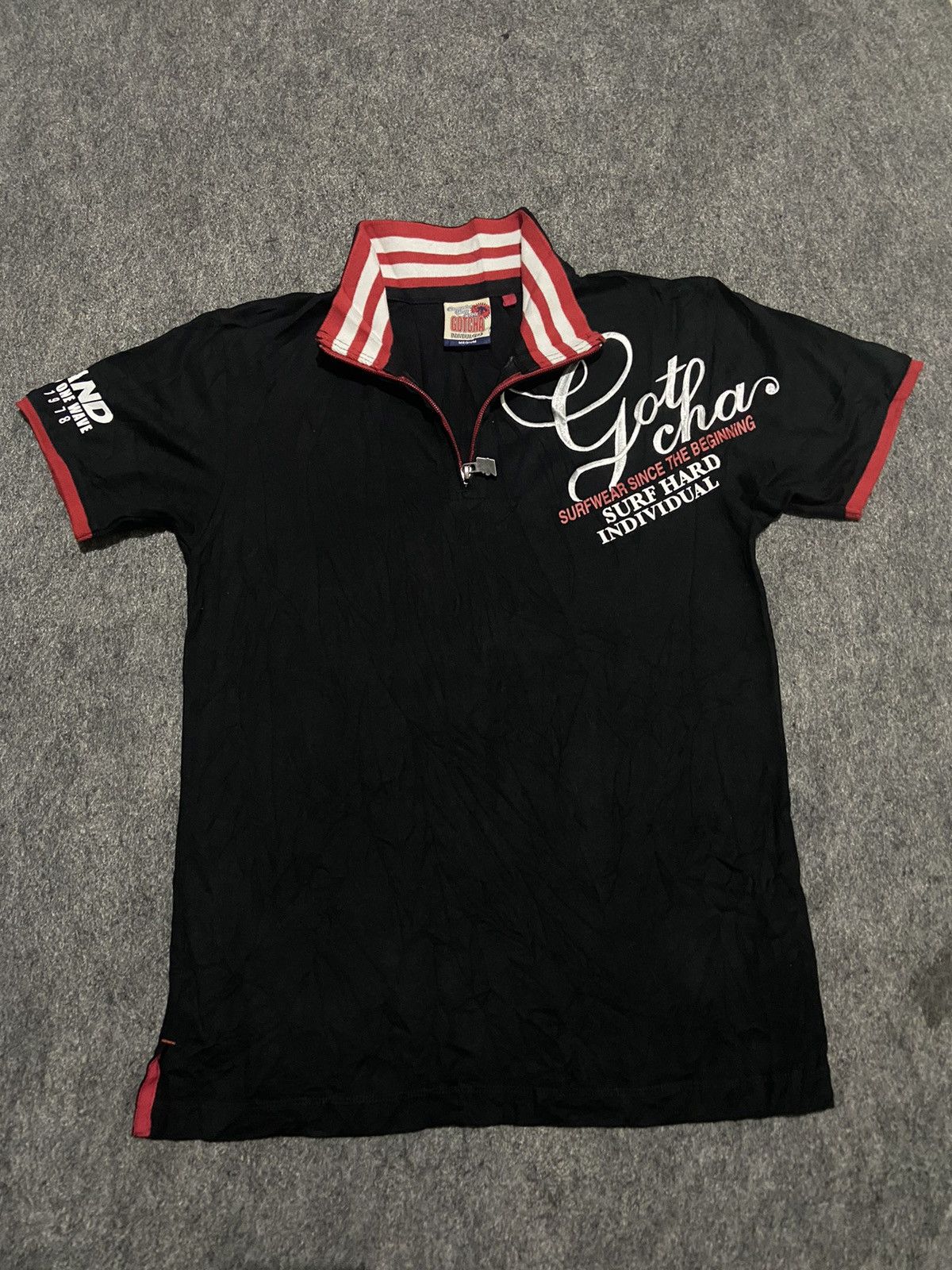 Gotcha × Japanese Brand Vintage Y2K GOTCHA polo shirt LGB style Size M / US 6-8 / IT 42-44 - 1 Thumbnail