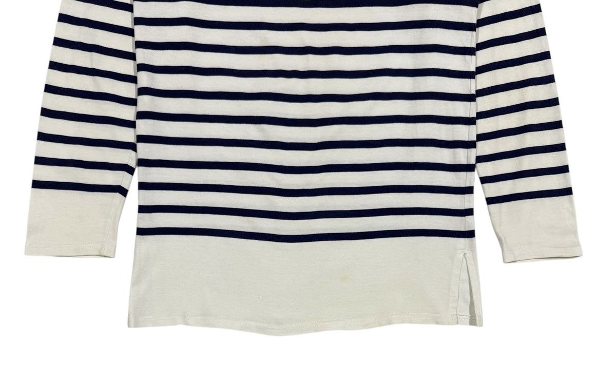 Saint James Vtg Saint James Heavt Cotton Naval Sailor Boatneck Shirt Size US M / EU 48-50 / 2 - 4 Thumbnail