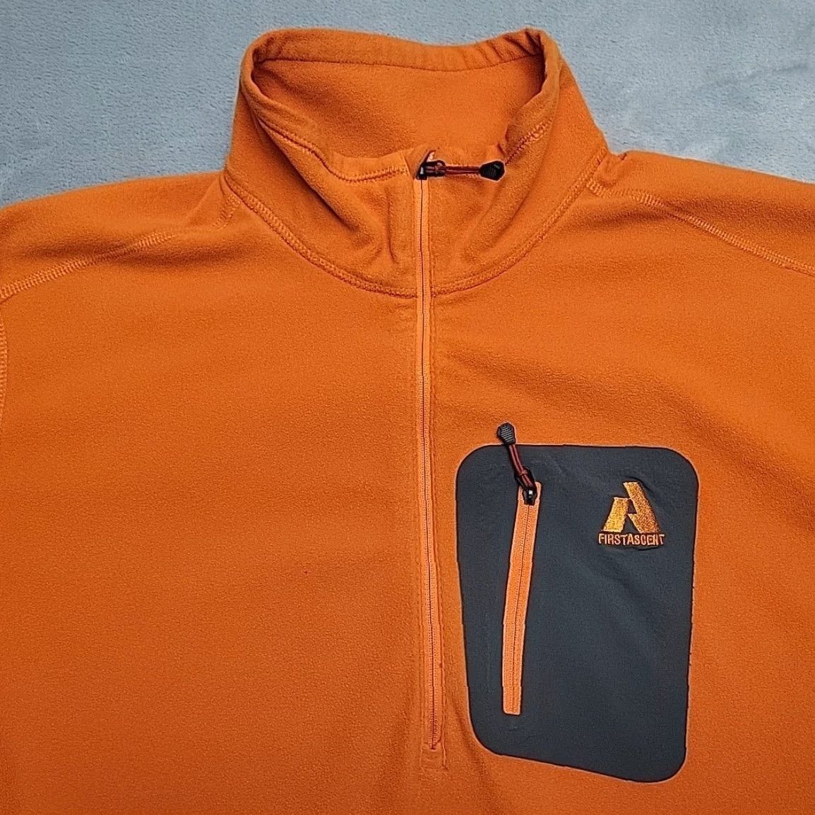 Eddie Bauer VINTAGE Eddie Bauer First Ascent Sweater Mens L Orange 1/4 Zip Fleece Pullover Outdoors Size US L / EU 52-54 / 3 - 2 Thumbnail