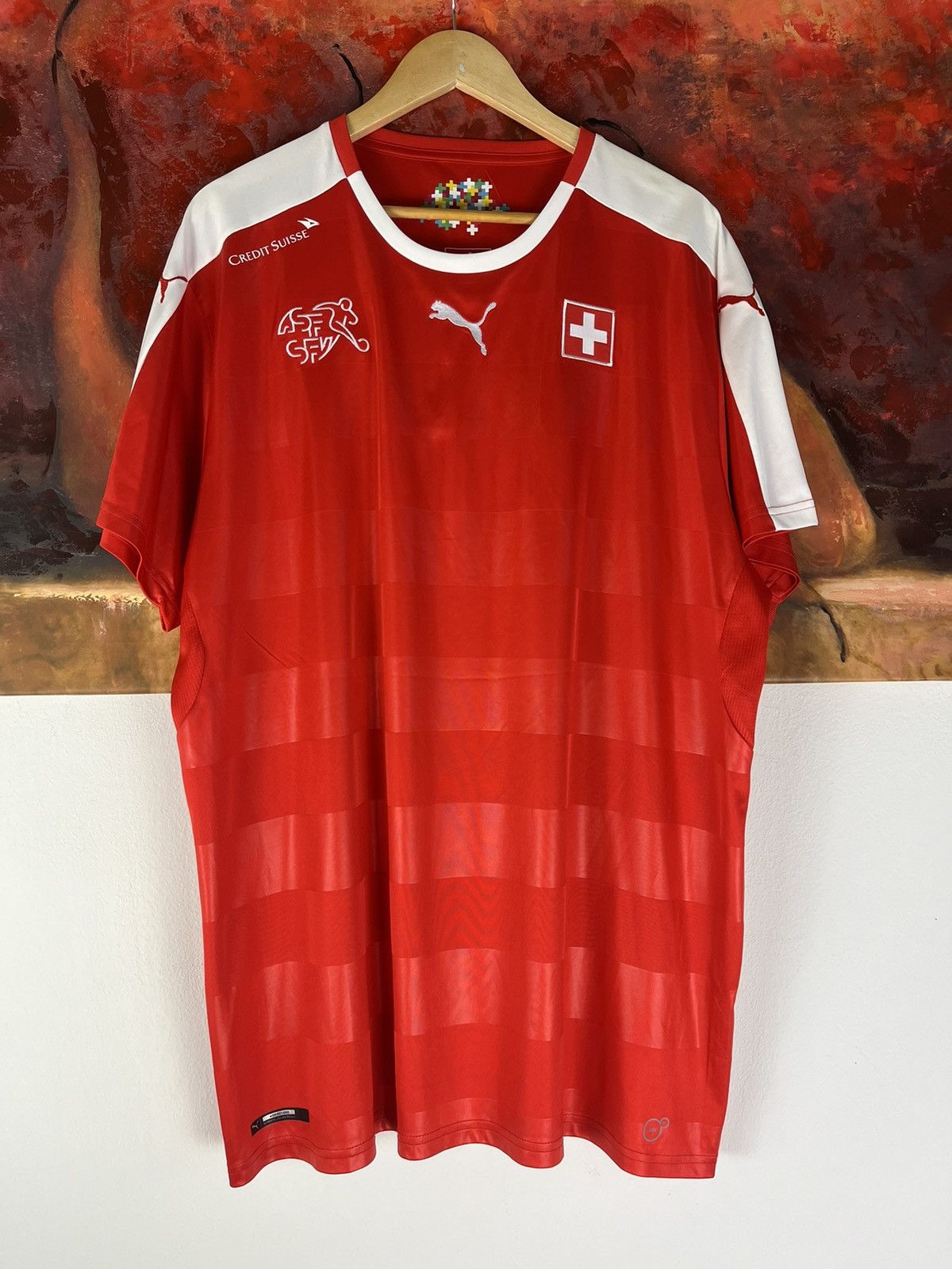 Puma Puma Switzerland Nationals 2016/2017 Home Soccer Hersey XXL Size US XXL / EU 58 / 5 - 1 Thumbnail