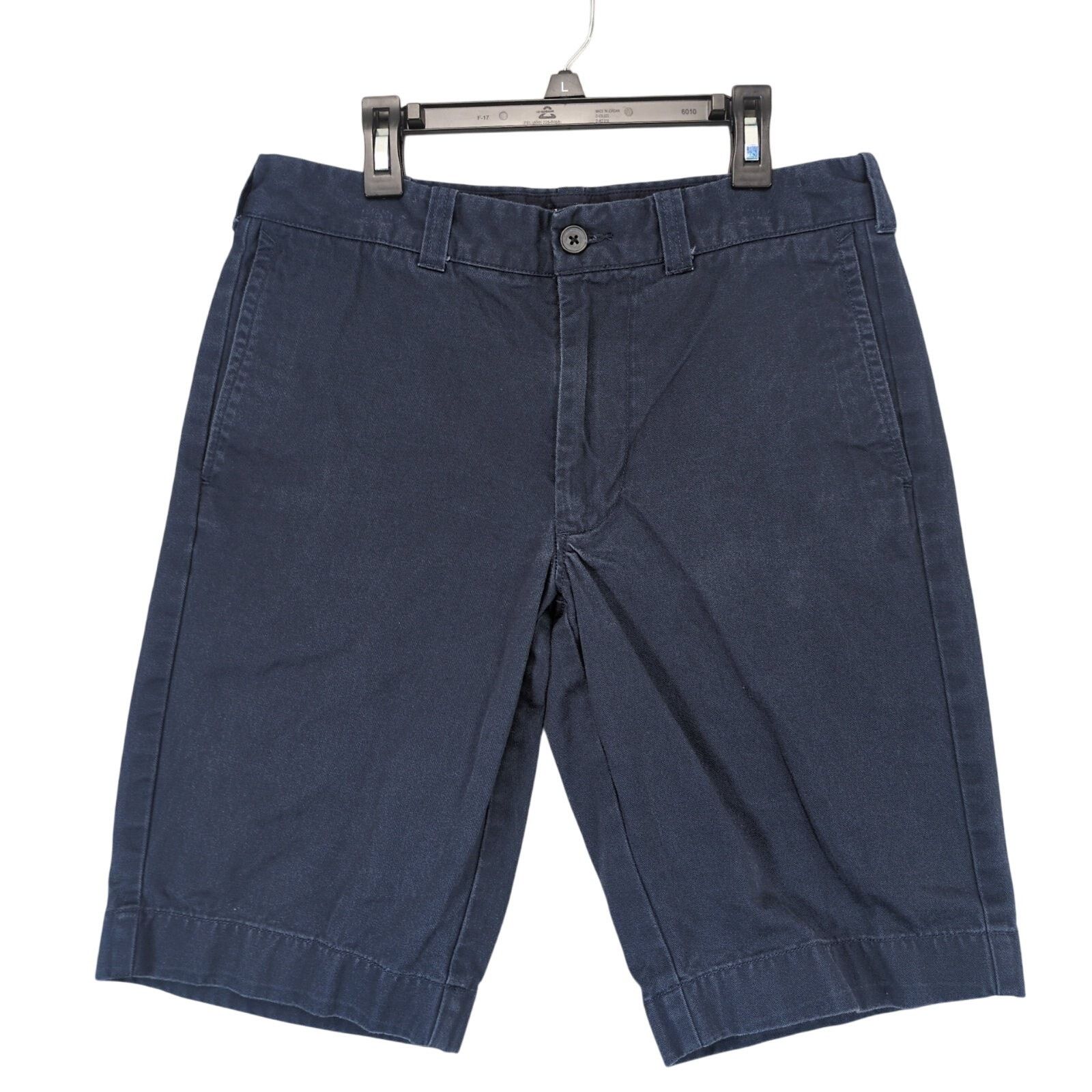 J.Crew J Crew Rivington Men's 29x11 Chino Shorts, Navy Blue Size US 29 - 1 Thumbnail