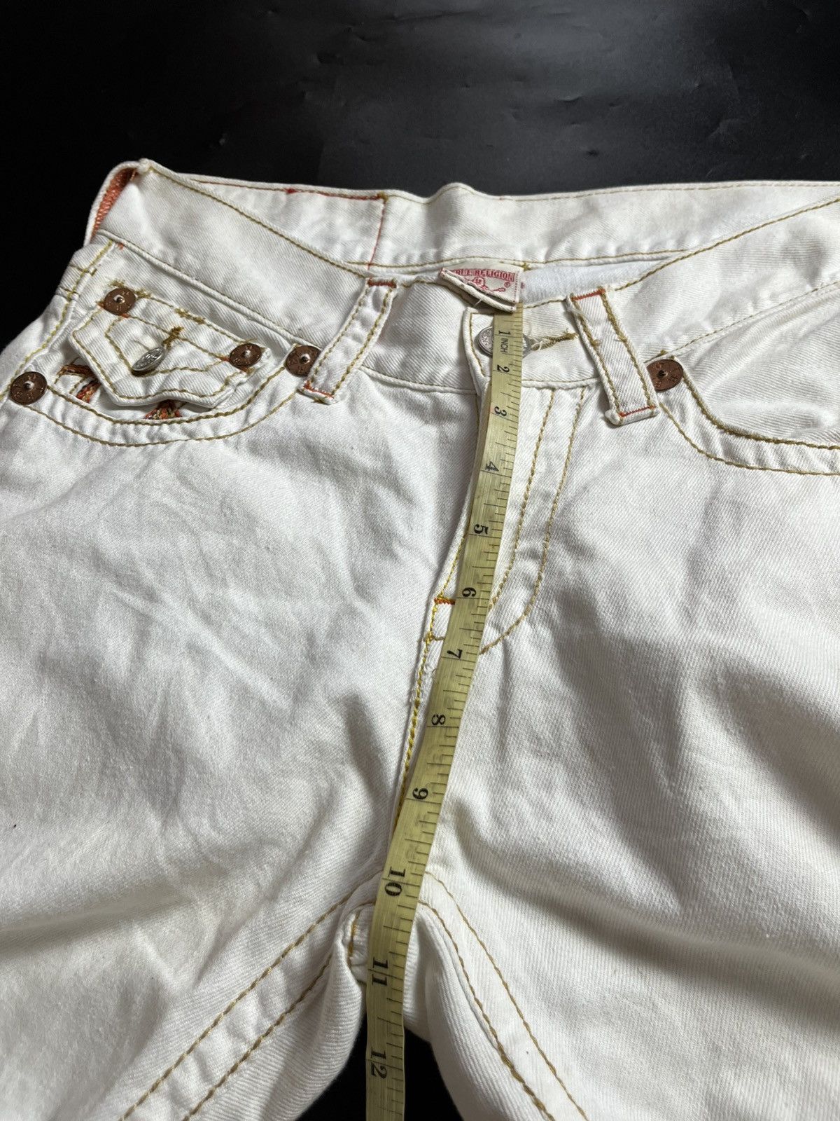 If Six Was Nine VINTAGE SUPER FLARE TRUE RELIGION 90s Size US 30 / EU 46 - 10 Thumbnail