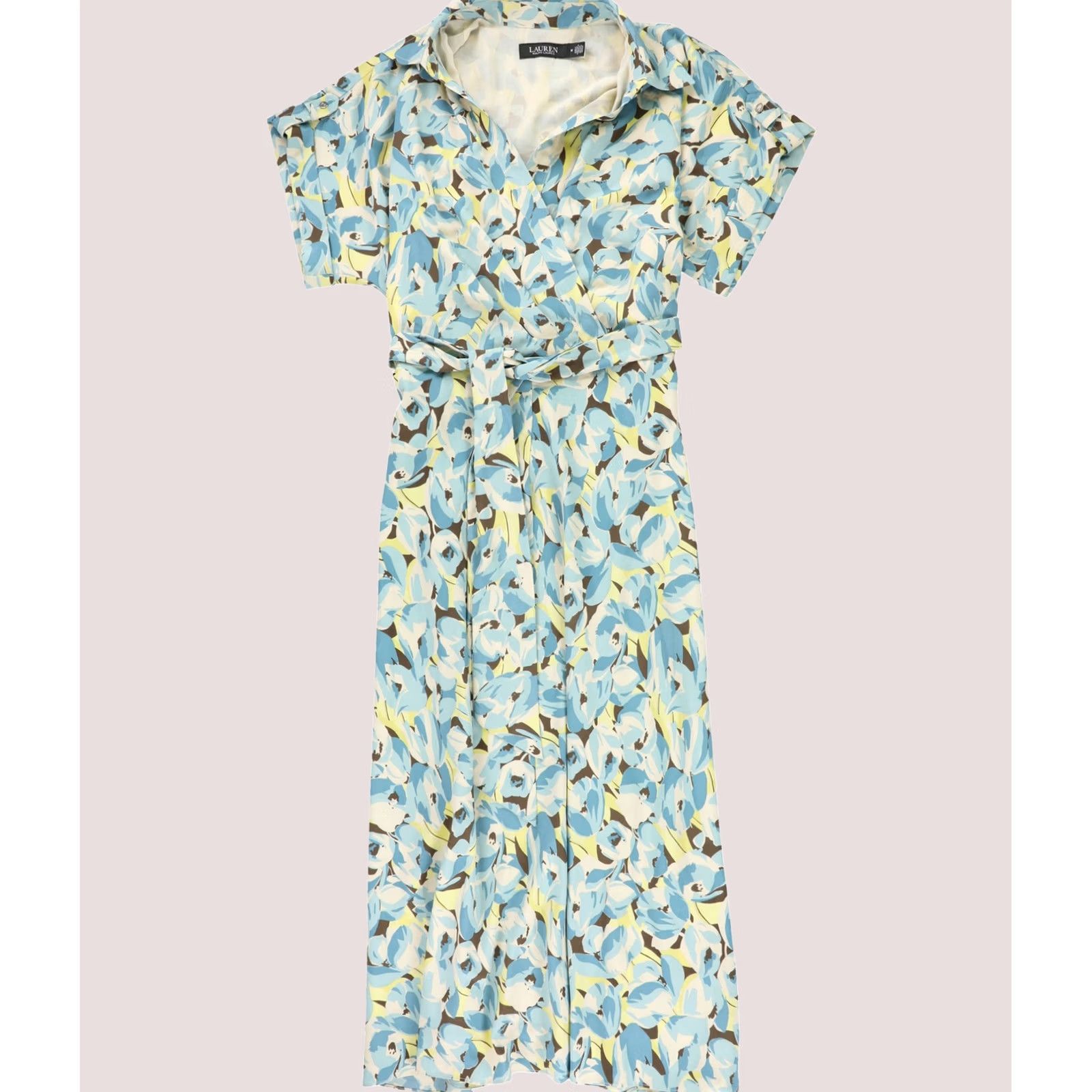 Ralph Lauren Ralph Lauren Belted Maxi Dress Womens 10 beige Size L / US 10 / IT 46 - 1 Thumbnail