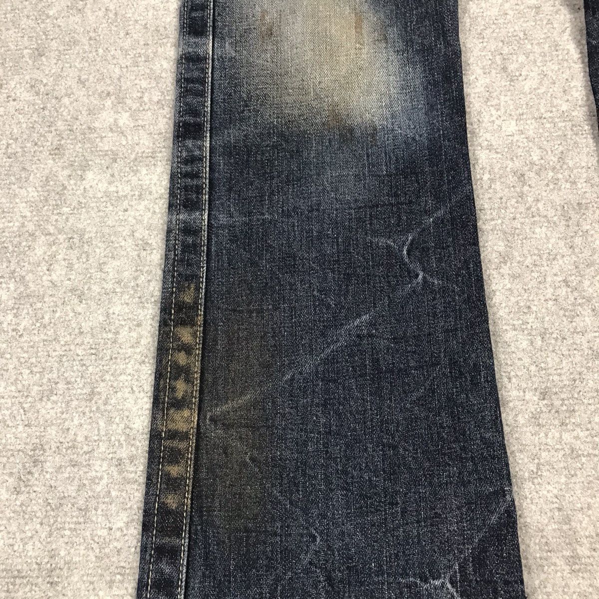 If Six Was Nine × Japanese Brand × Le Grande Bleu (L.G.B.) FLARE SEMANTICDESIGN JAPAN DESIGN ZIPPER BOOTCUT PANTS Size US 28 / EU 44 - 5 Thumbnail