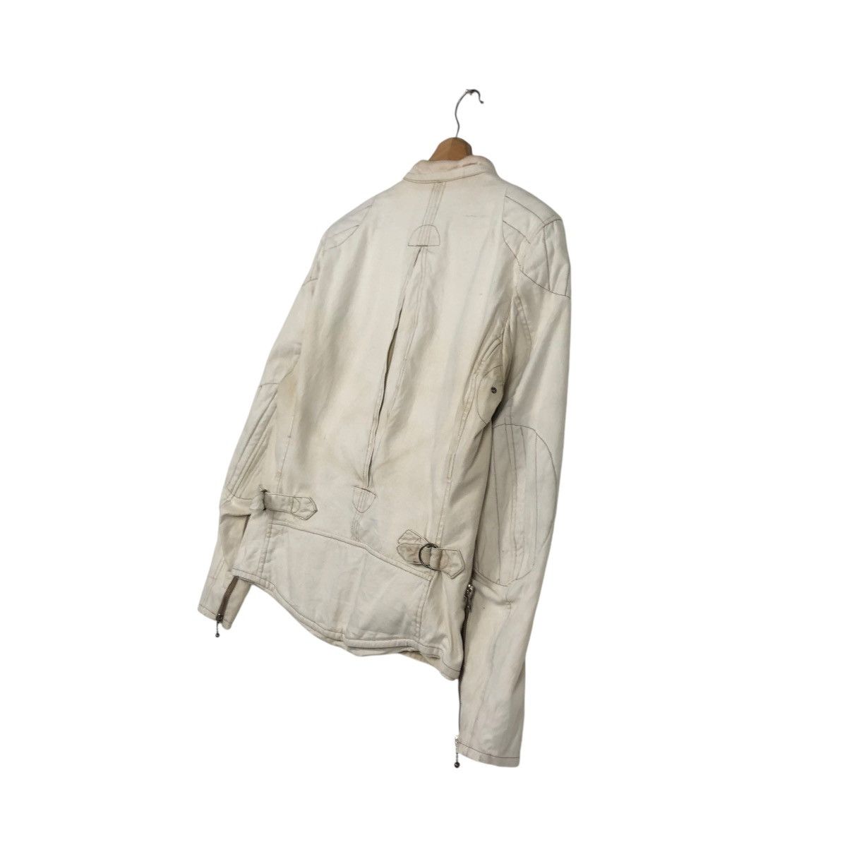 Japanese Brand 🔥CROPPED BIKER LEATHER JACKET COWHIDE GE/NOIL GENUINE WEAR Size US L / EU 52-54 / 3 - 12 Thumbnail