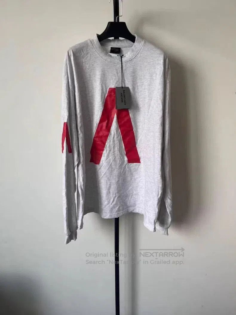 Balenciaga Archive Connected Long Sleeve T-Shirt.