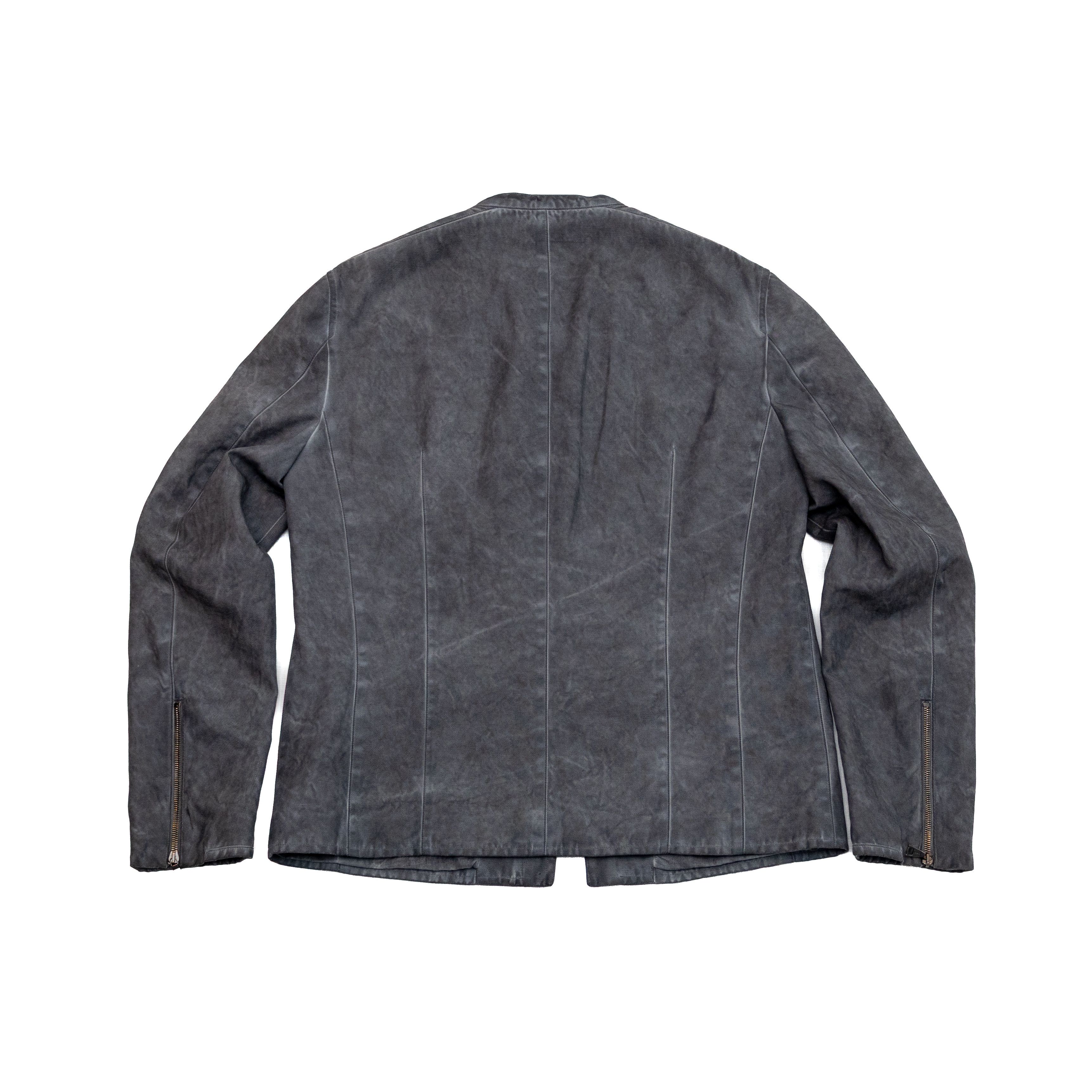John Varvatos ohn Varvatos Cold Water Dye Hook & Bar Jacket Tailored Sz 40 Size 40S - 3 Thumbnail